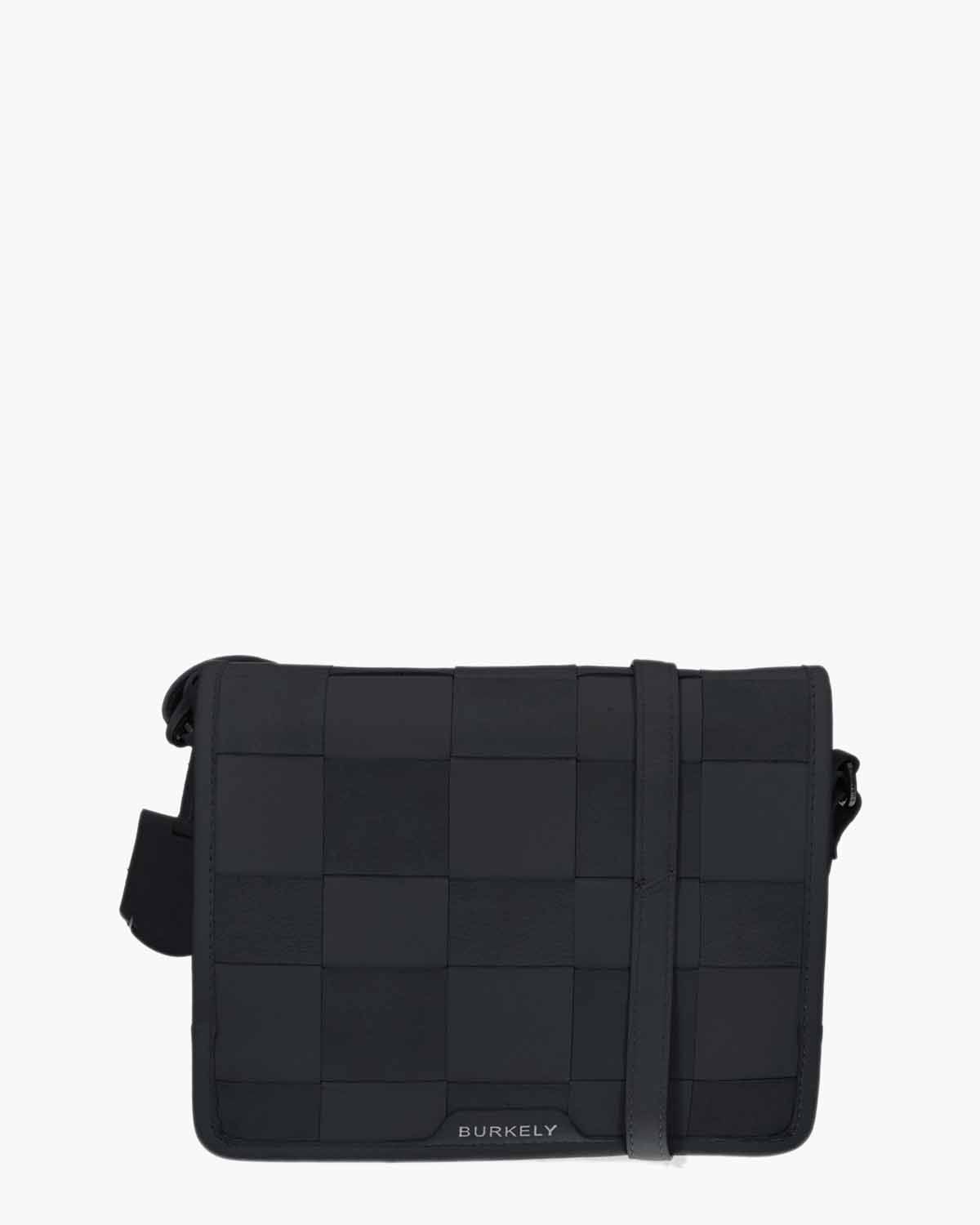 Even Elin Double Pocket Flap Zwart Tas