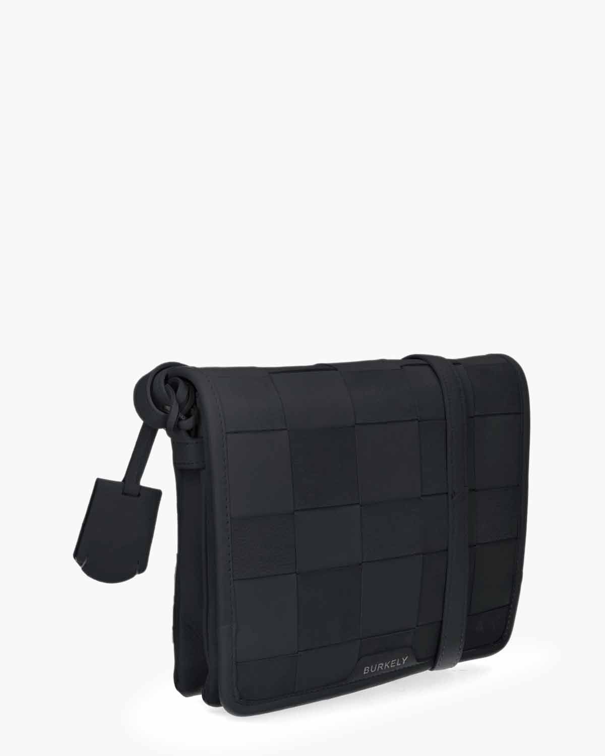 Even Elin Double Pocket Flap Zwart Tas