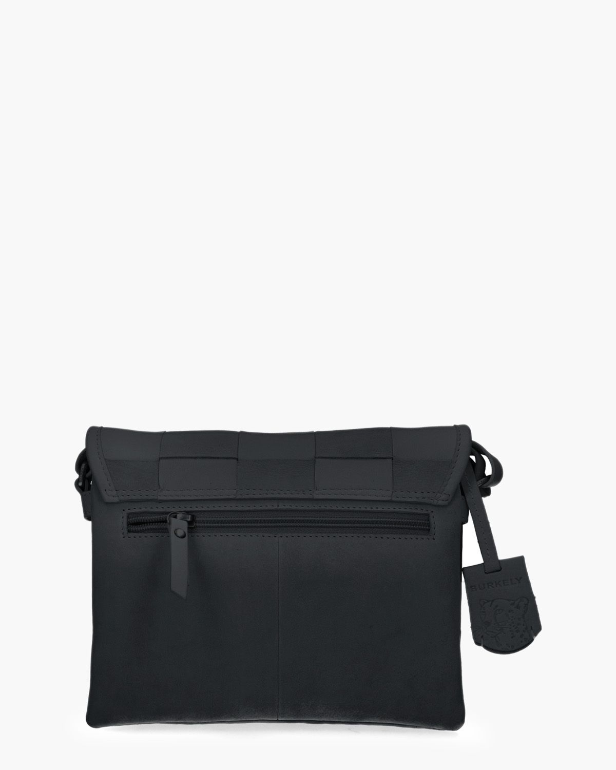 Even Elin Double Pocket Flap Zwart Tas