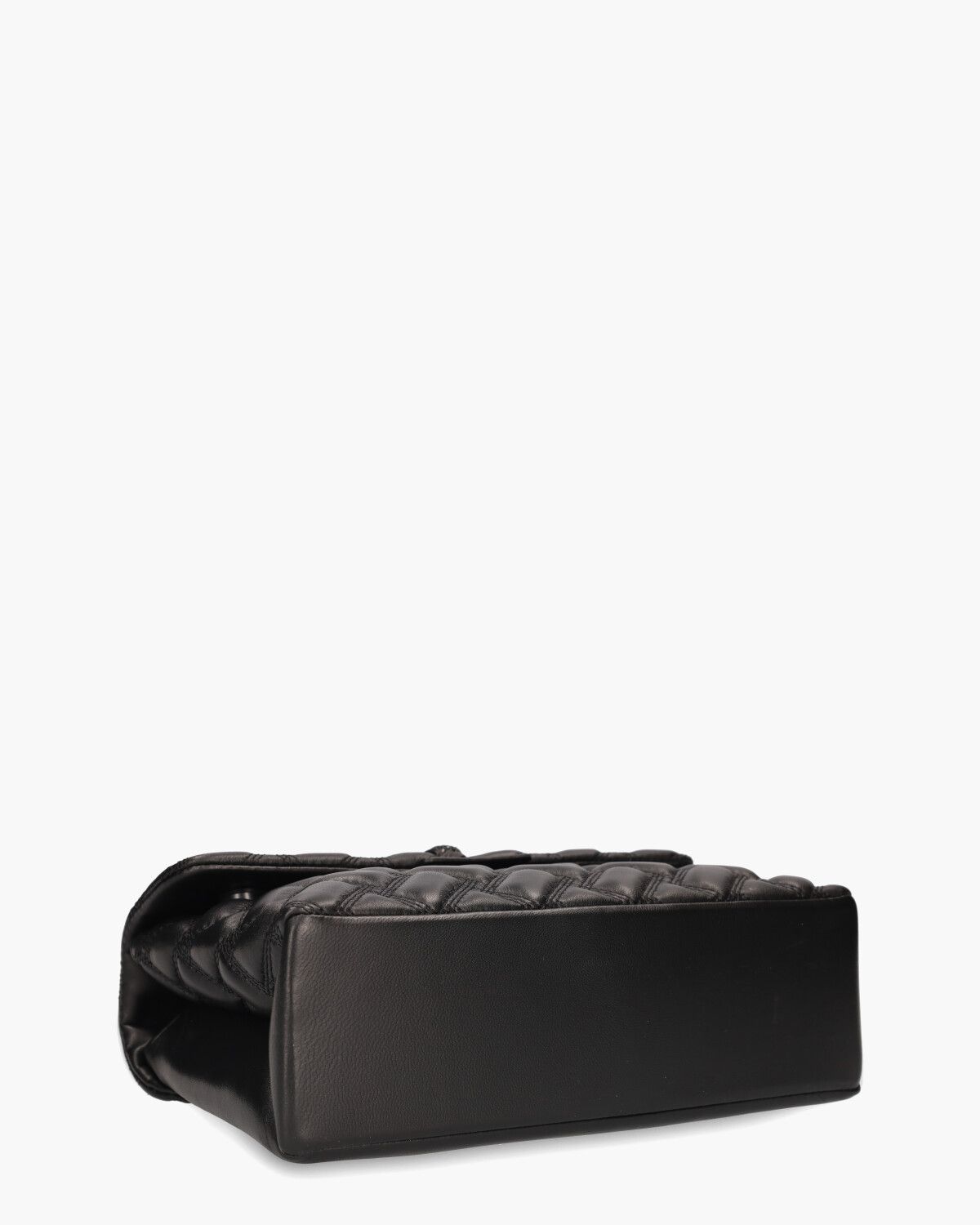 Leather Kensington Drench Bag Zwart Tas