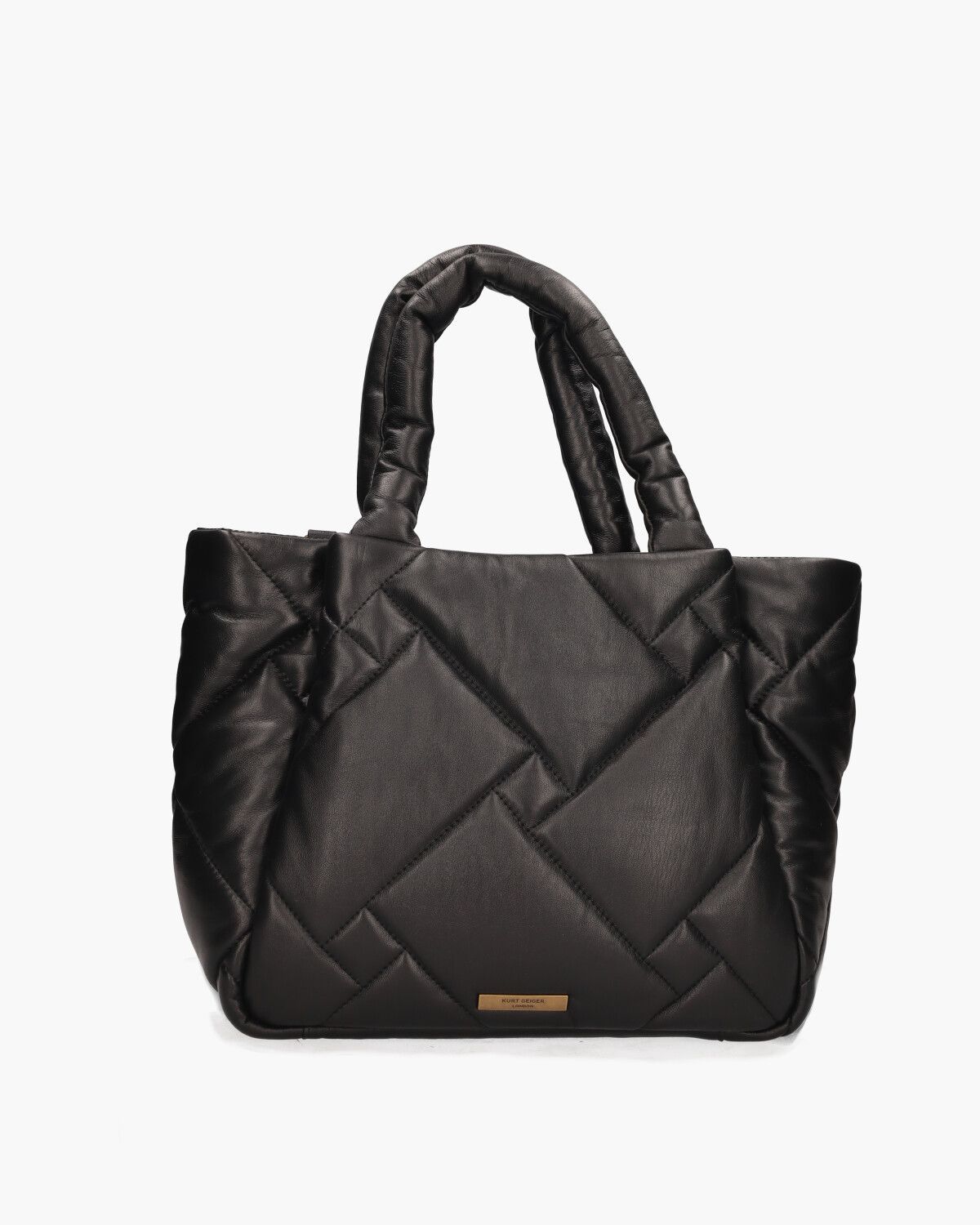 Medium Kensington Puff Shopper Zwart Tas