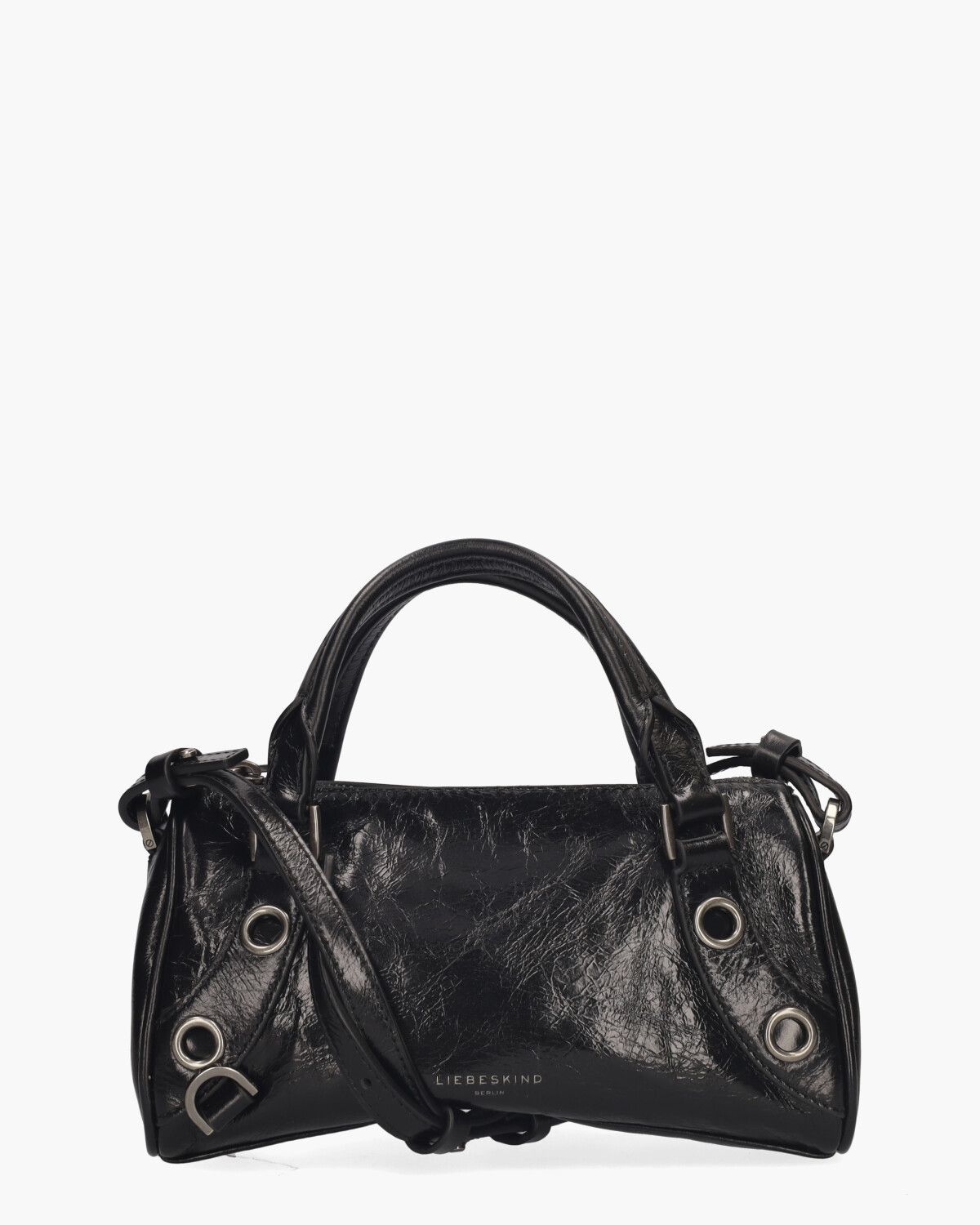 Nika Satchel Small Zwart Tas