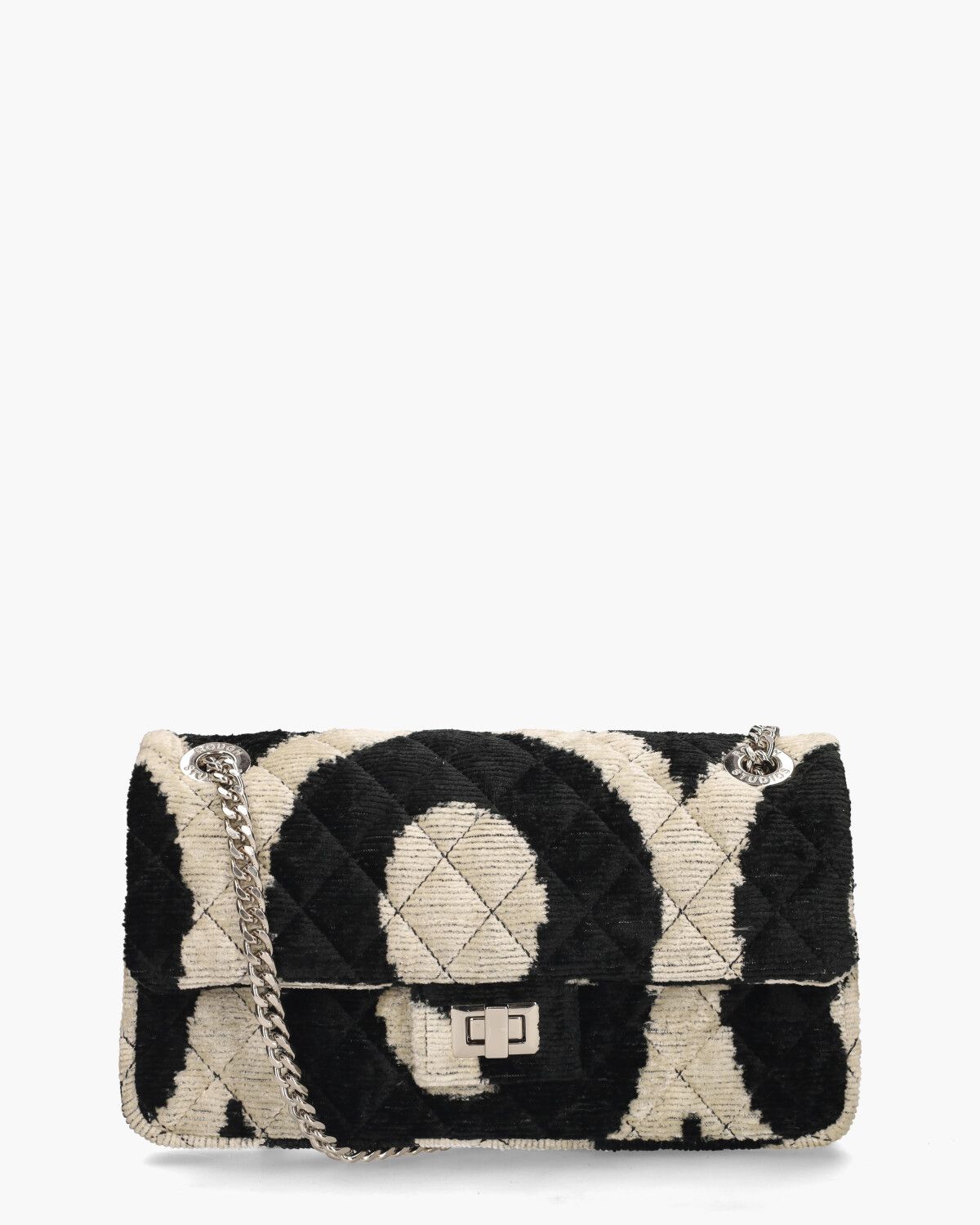Velvet Bandita Bag 010 Zwart/Off-White Tas