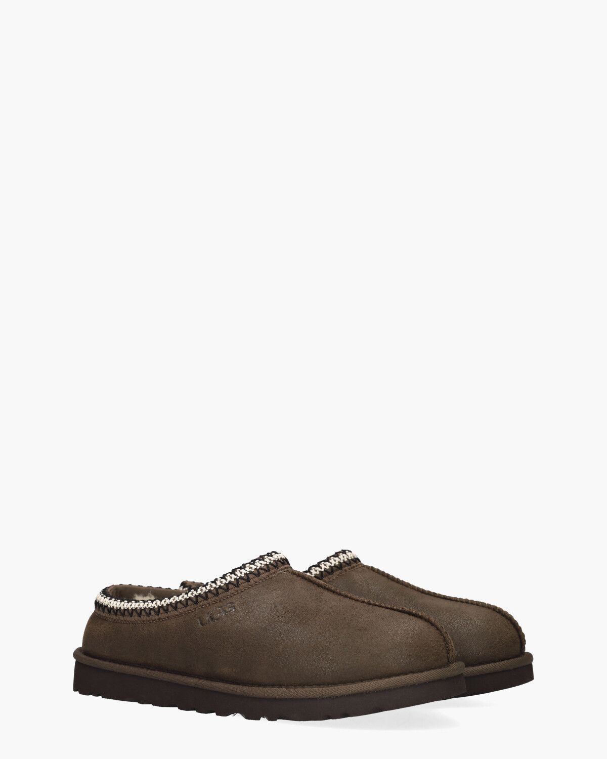 Tasman Distressed Slipper Burnt Cedar Herenpantoffels