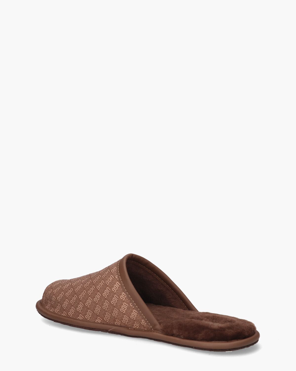 Scuff Logo Jacquard Bruin Herenpantoffels