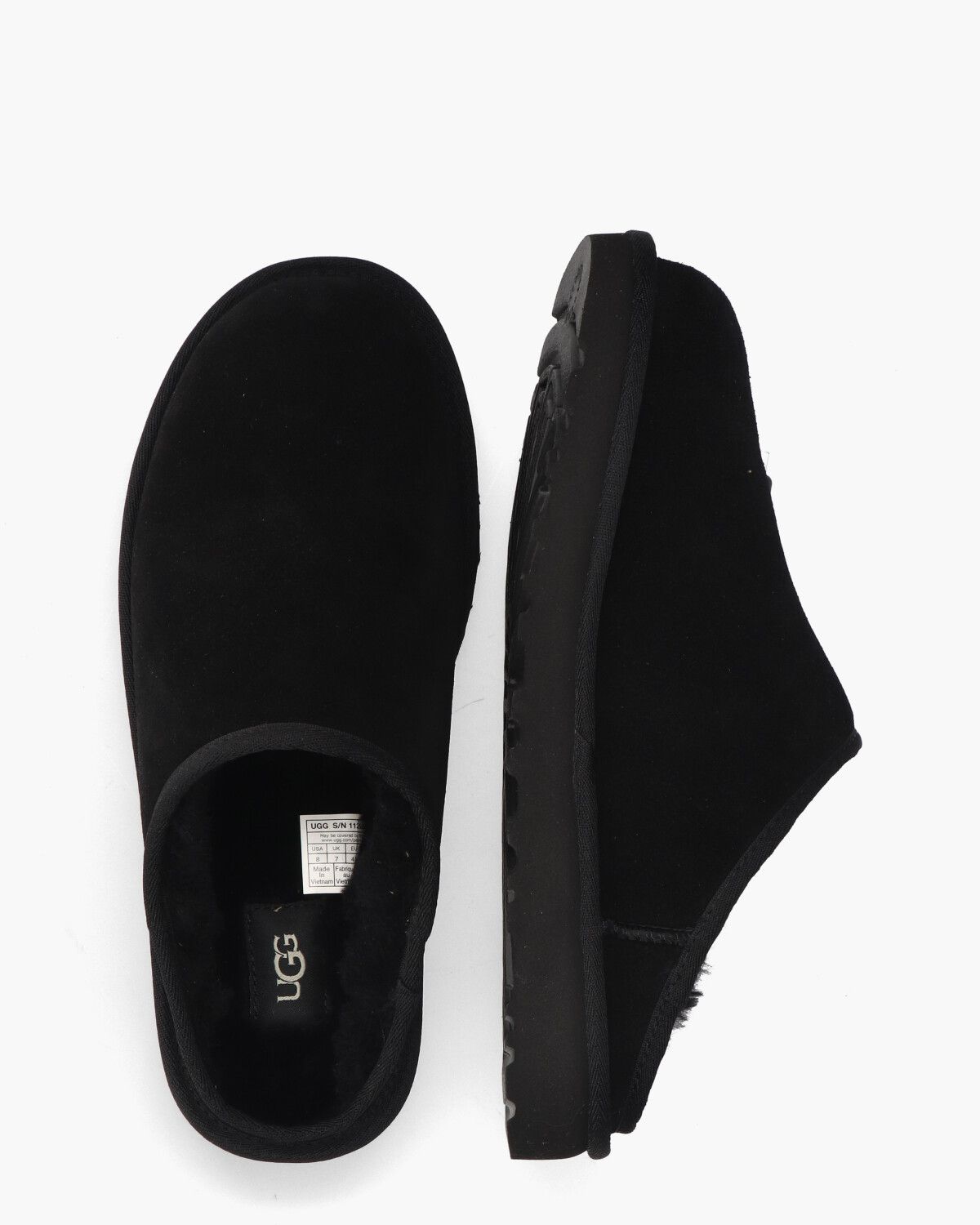 Classic Slip-On Slipper Black Herenpantoffels