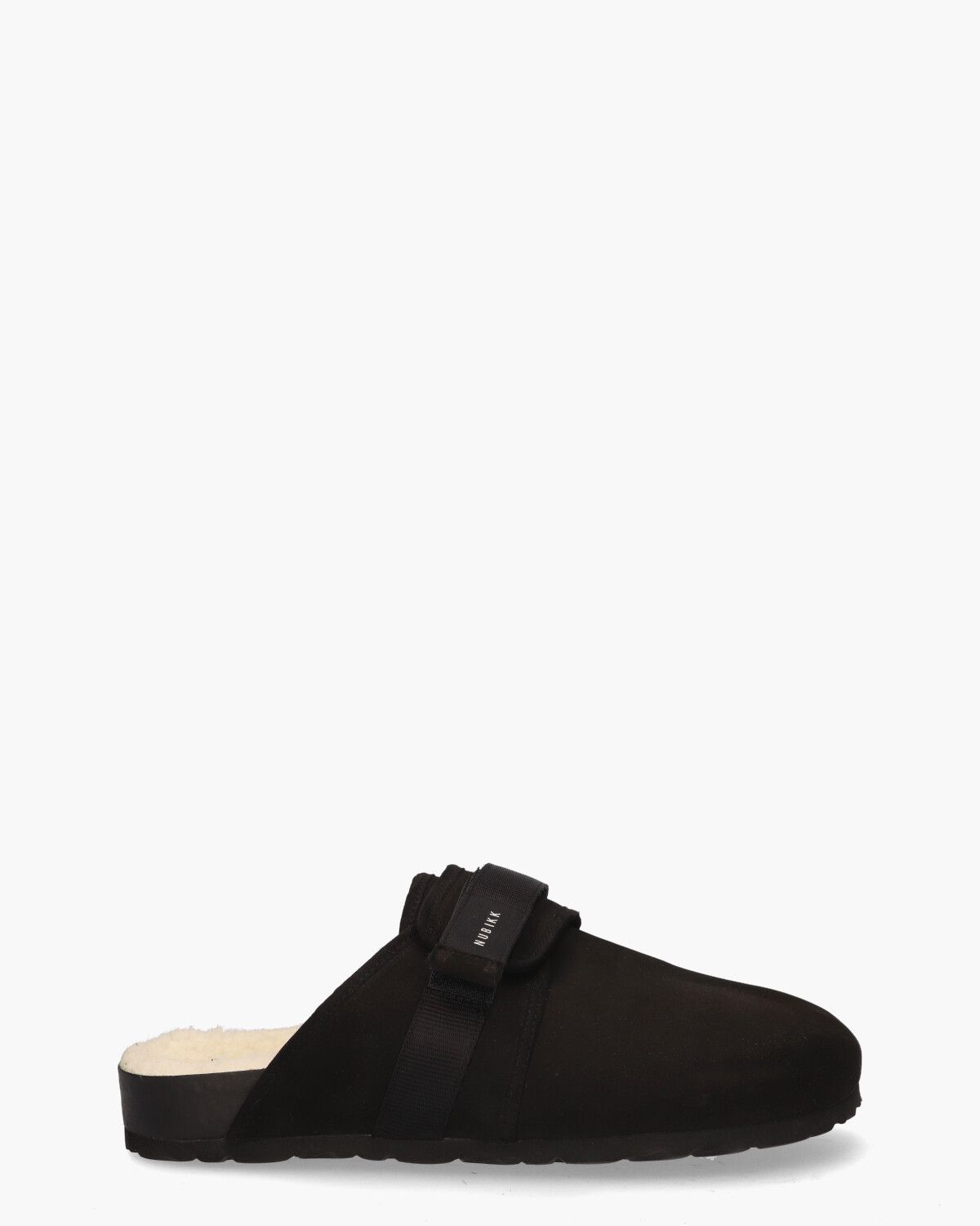 Shaun Fur Zwart Herenpantoffels