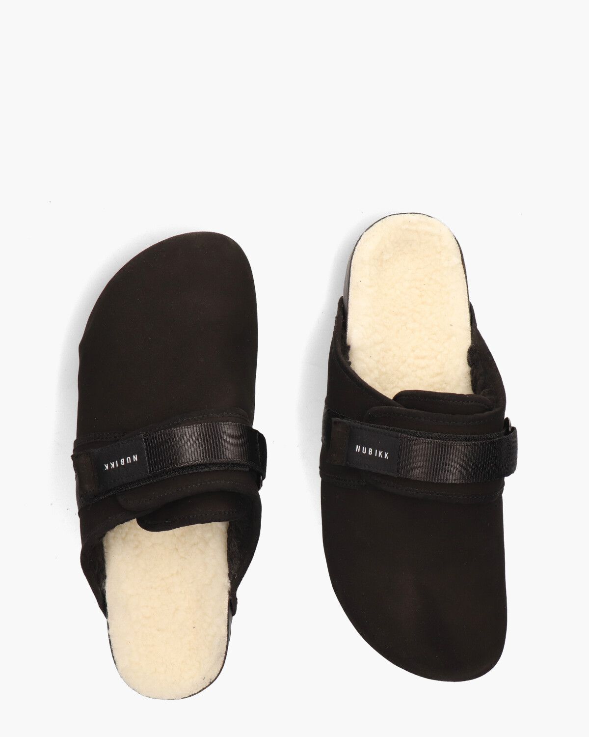 Shaun Fur Zwart Herenpantoffels