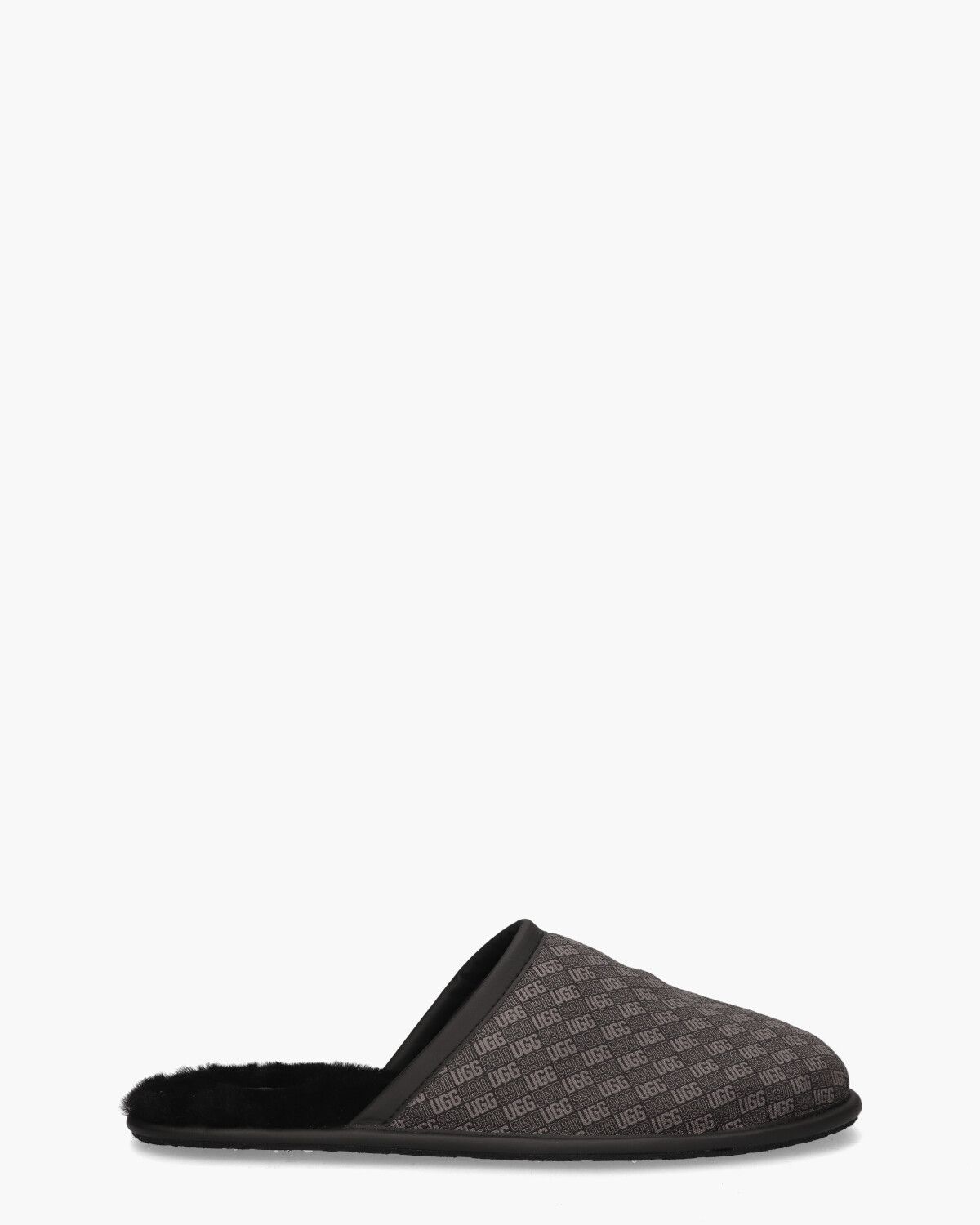 Scuff Logo Jacquard Zwart Herenpantoffels