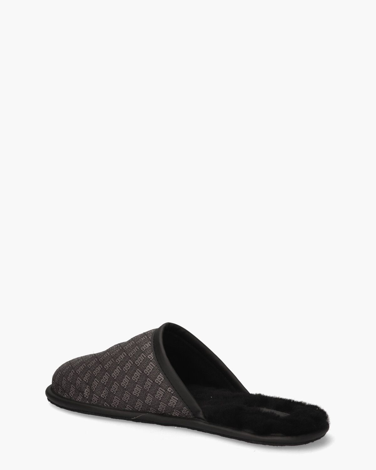 Scuff Logo Jacquard Zwart Herenpantoffels