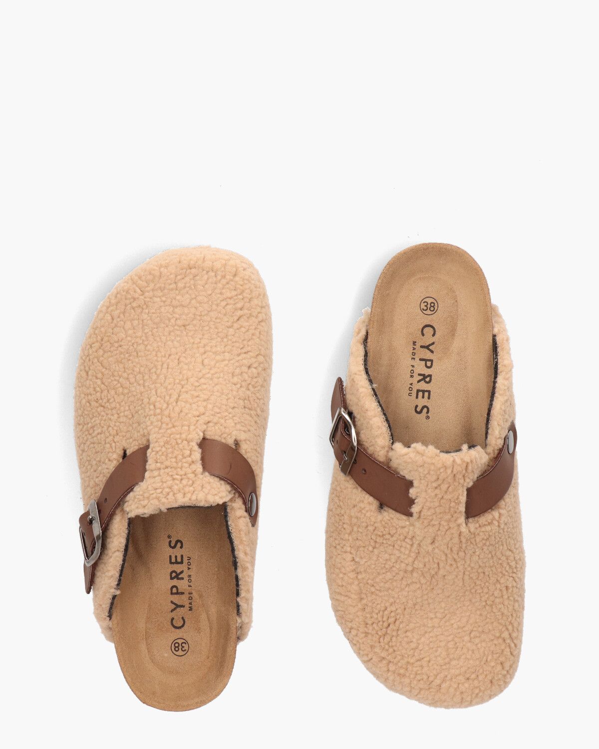 Nioh Beige Damesslippers