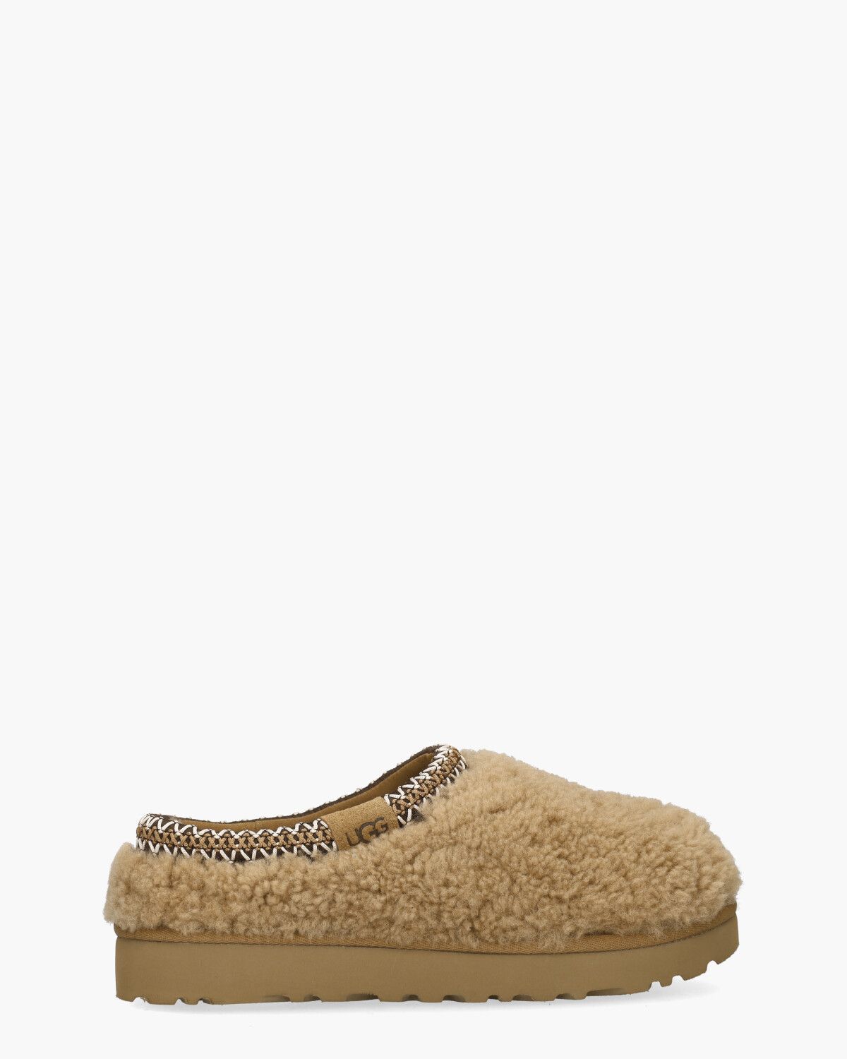 Tasman Maxi Curly Slipper Chestnut Damespantoffels
