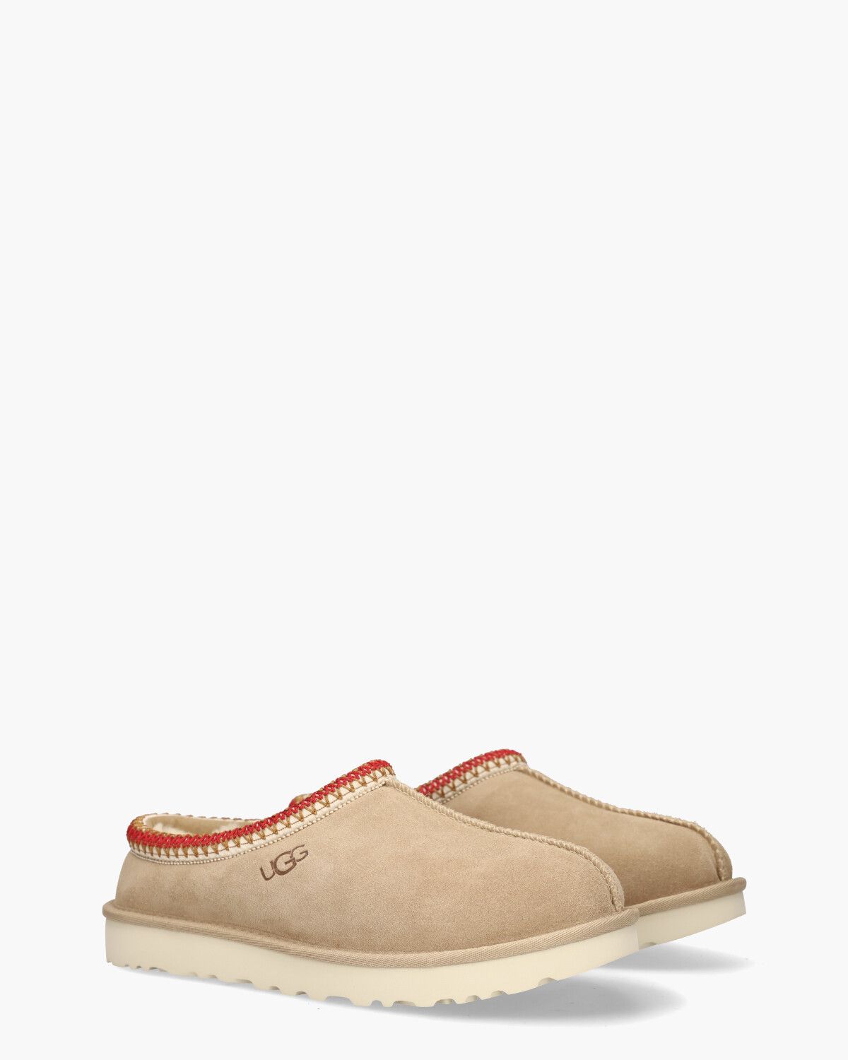 Tasman Slipper Sand/Dark Cherry Damespantoffels