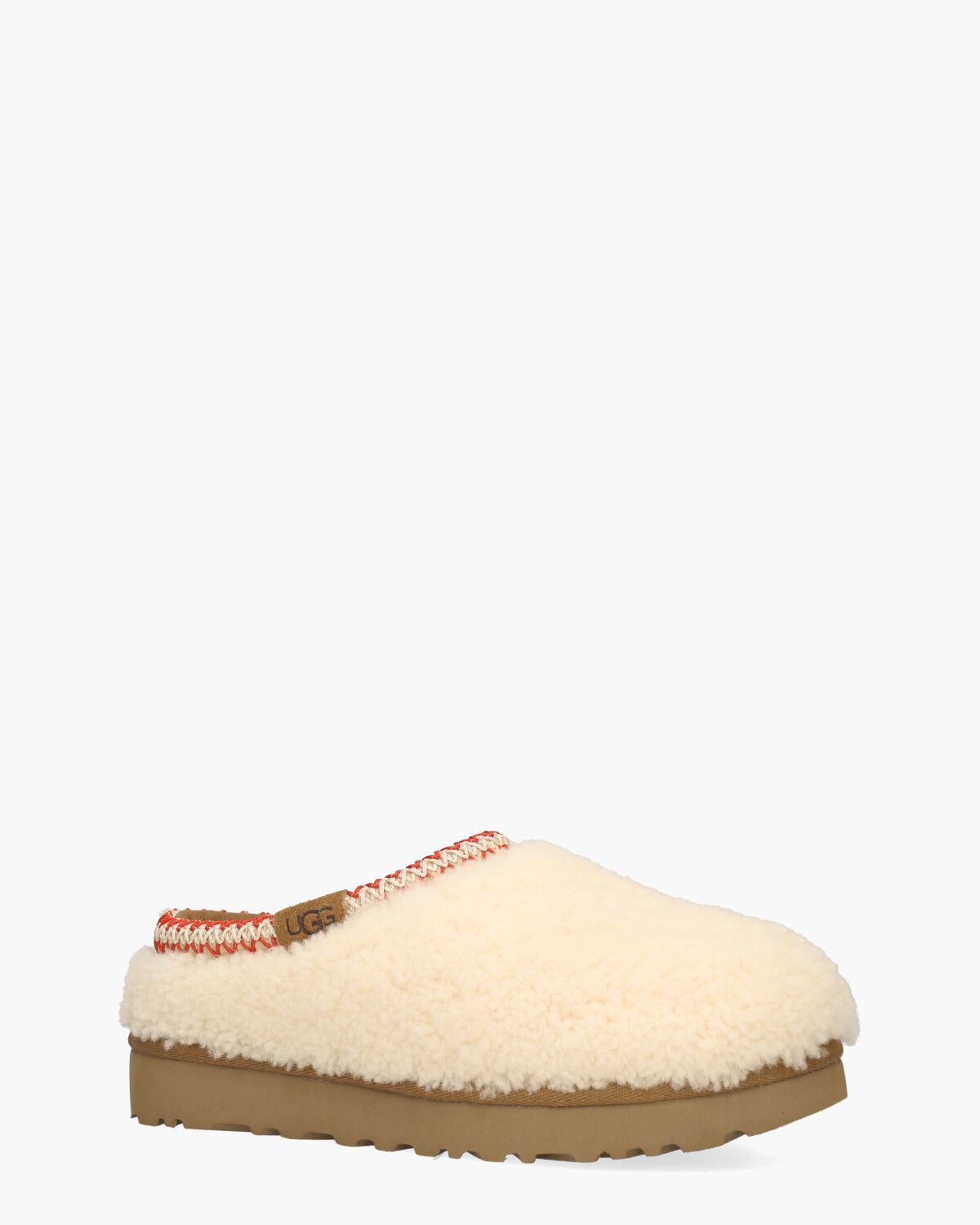 Tasman Maxi Curly Slipper Natural Damespantoffels