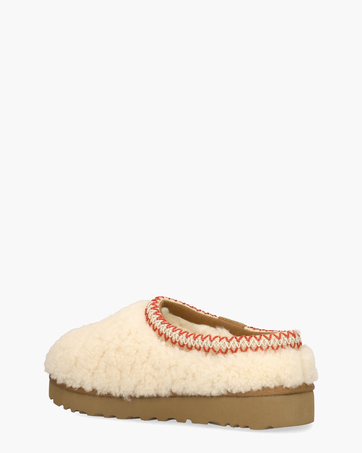Tasman Maxi Curly Slipper Natural Damespantoffels