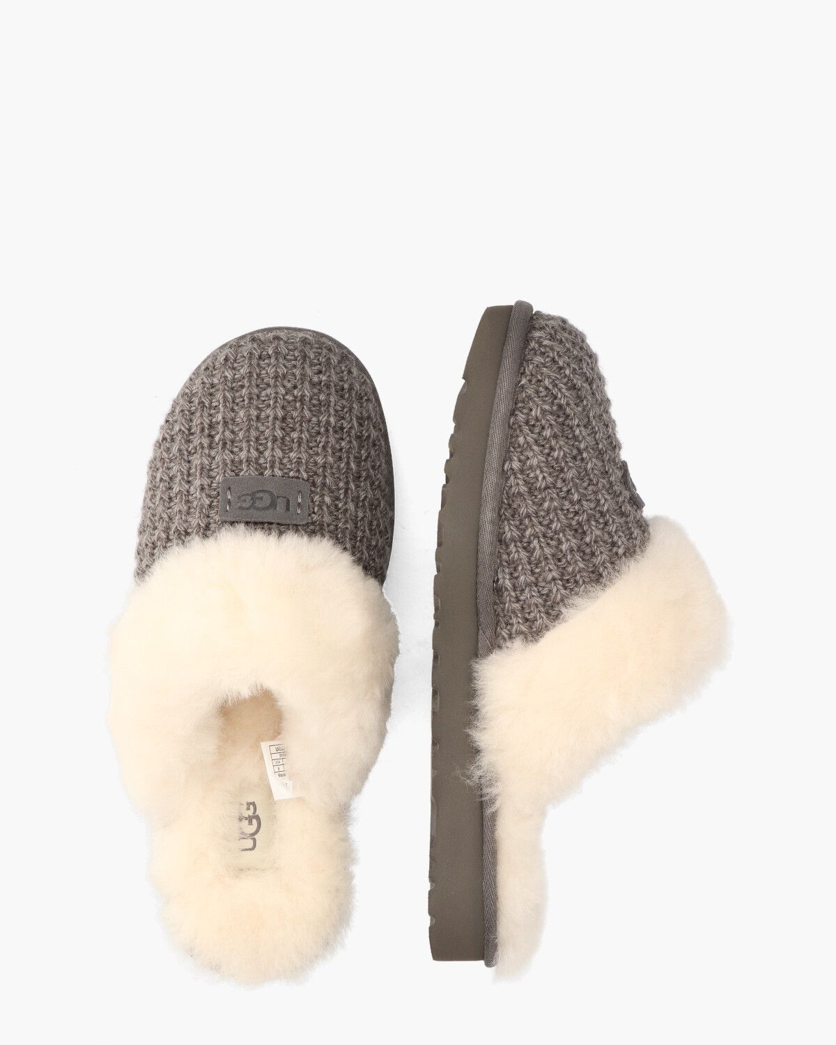 Cozy Grijs Damespantoffels