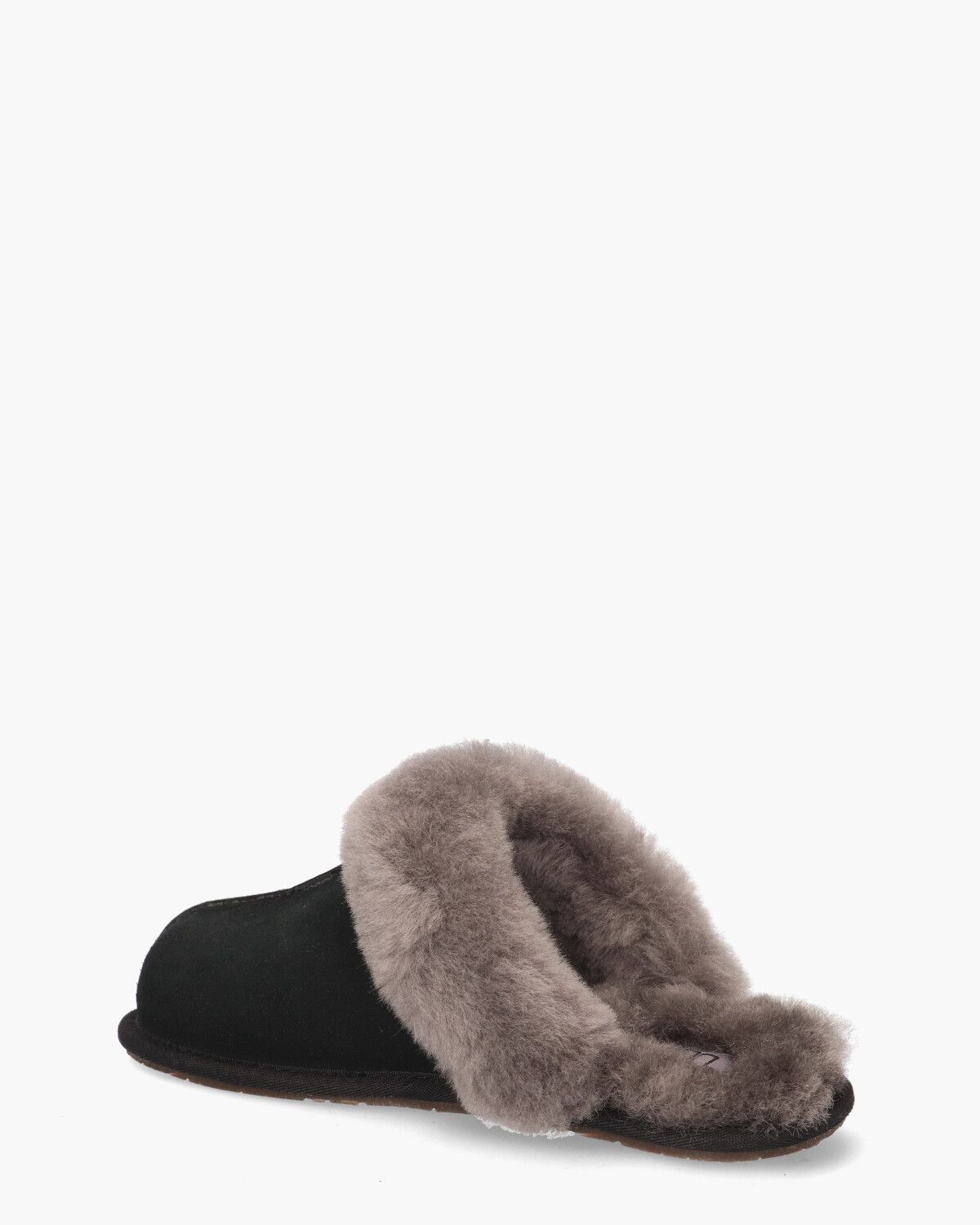 Scuffette II Zwart/Grijs Damespantoffels