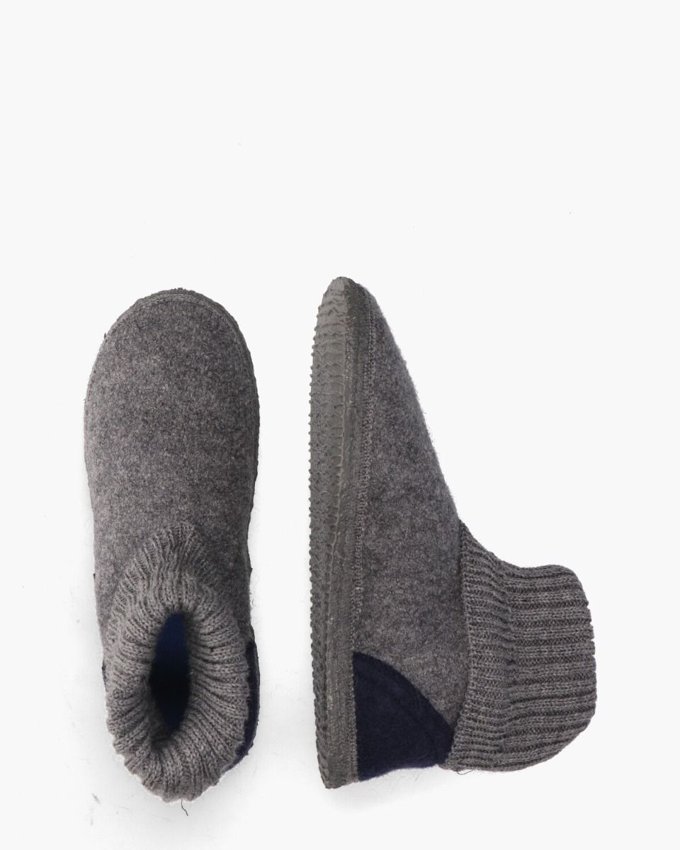 Kramsach Grijs Herenpantoffels