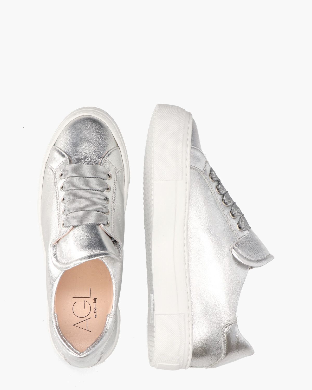 Edda Zilver Damessneakers