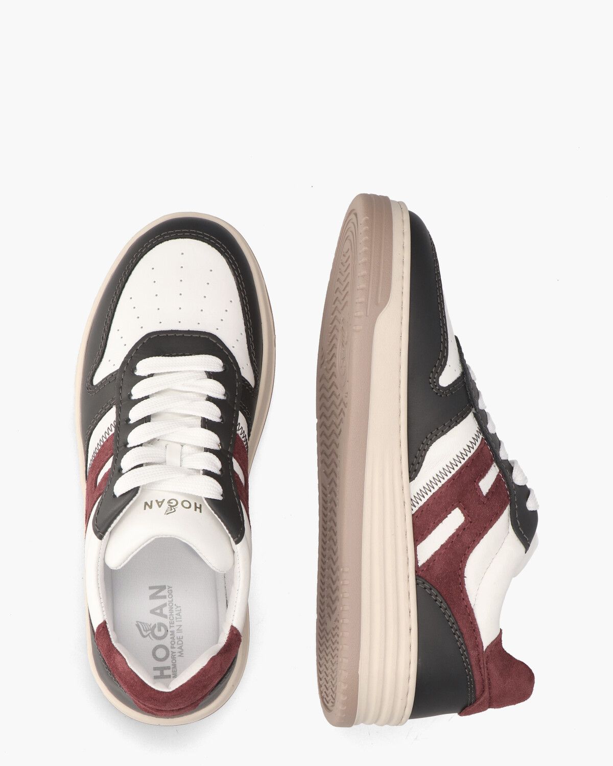 H630 Wit/Multicolor Damessneakers