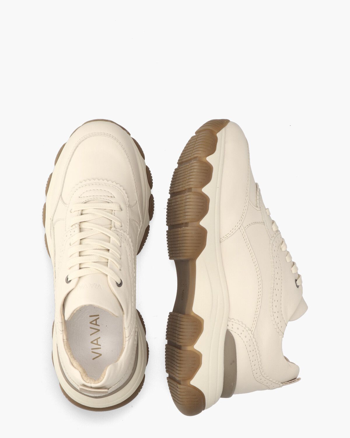 Coco Tess Off-White Damessneakers
