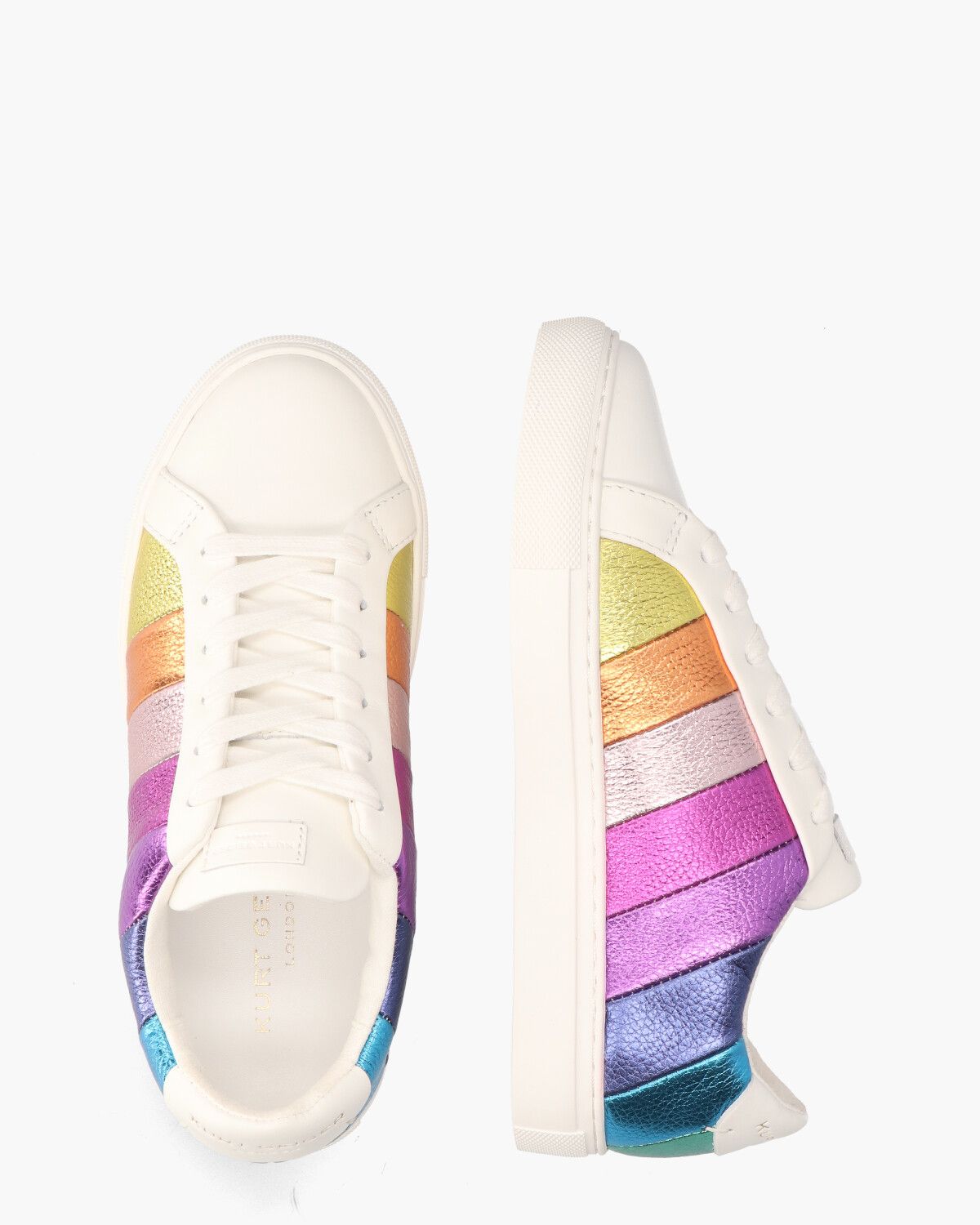 Lane Stripe Sneaker Wit/Multicolor Damessneakers