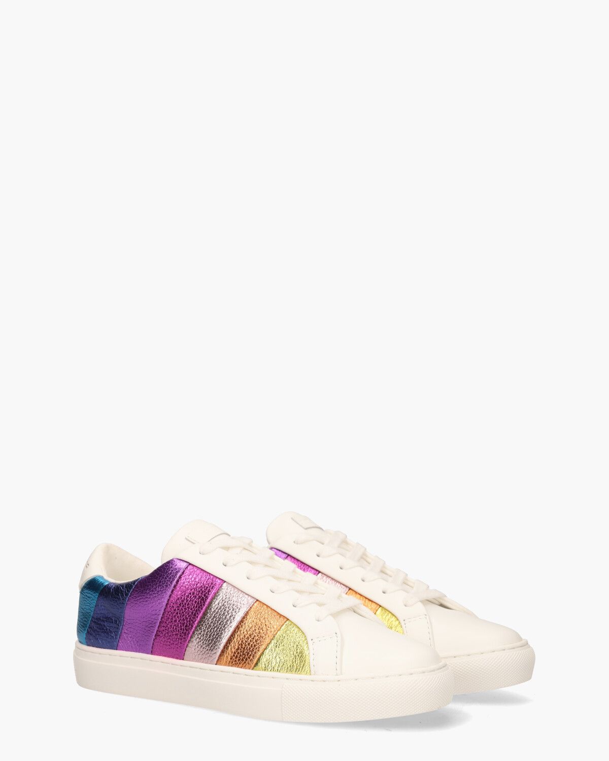 Lane Stripe Sneaker Wit/Multicolor Damessneakers