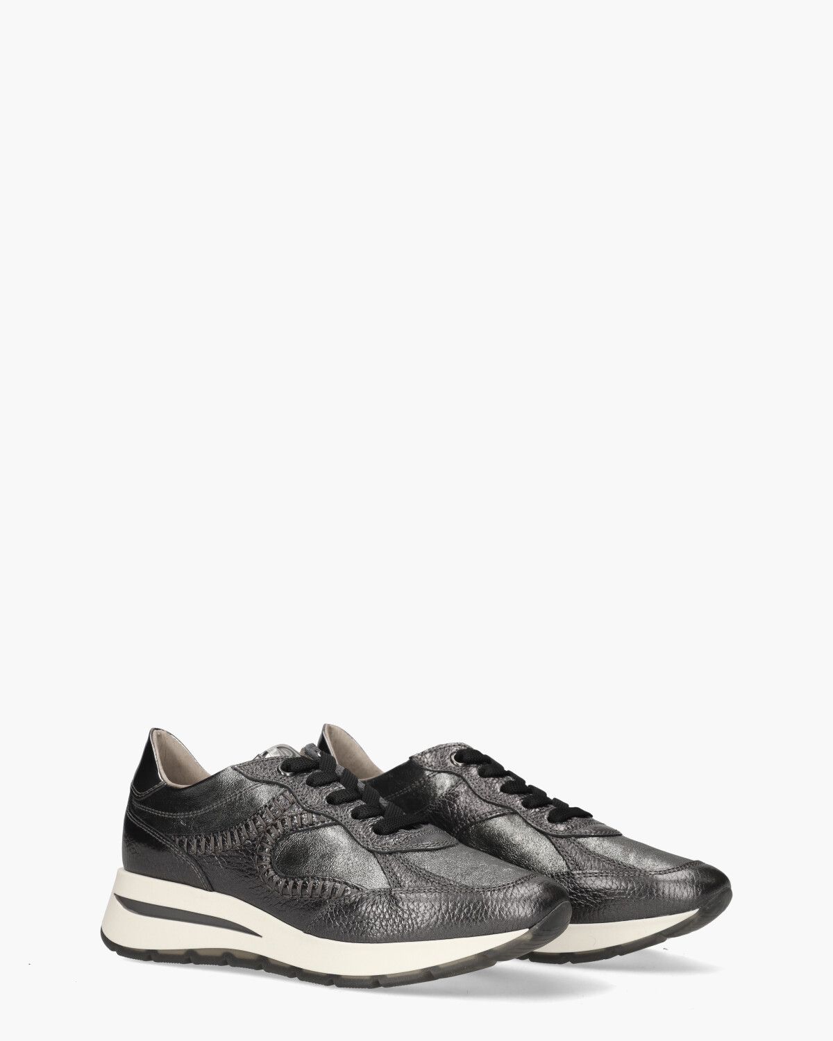 6333 Zilvergrijs Damessneakers