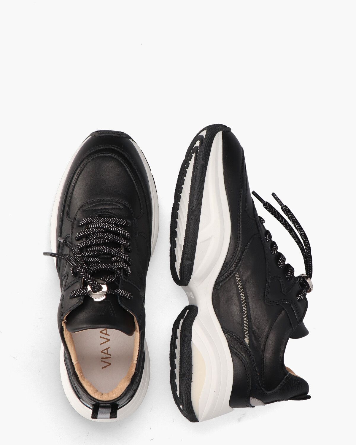 Via vai best sale zwarte sneakers