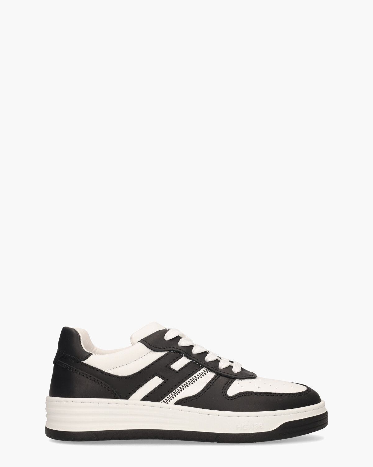 H630 Wit/Zwart Damessneakers