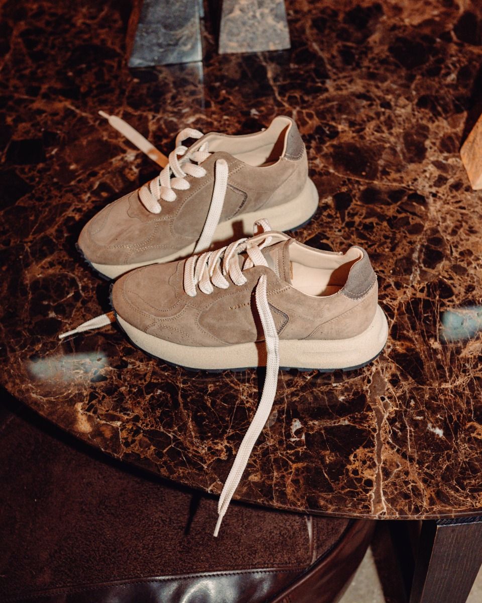 Rose Nomad Fur Beige Damessneakers