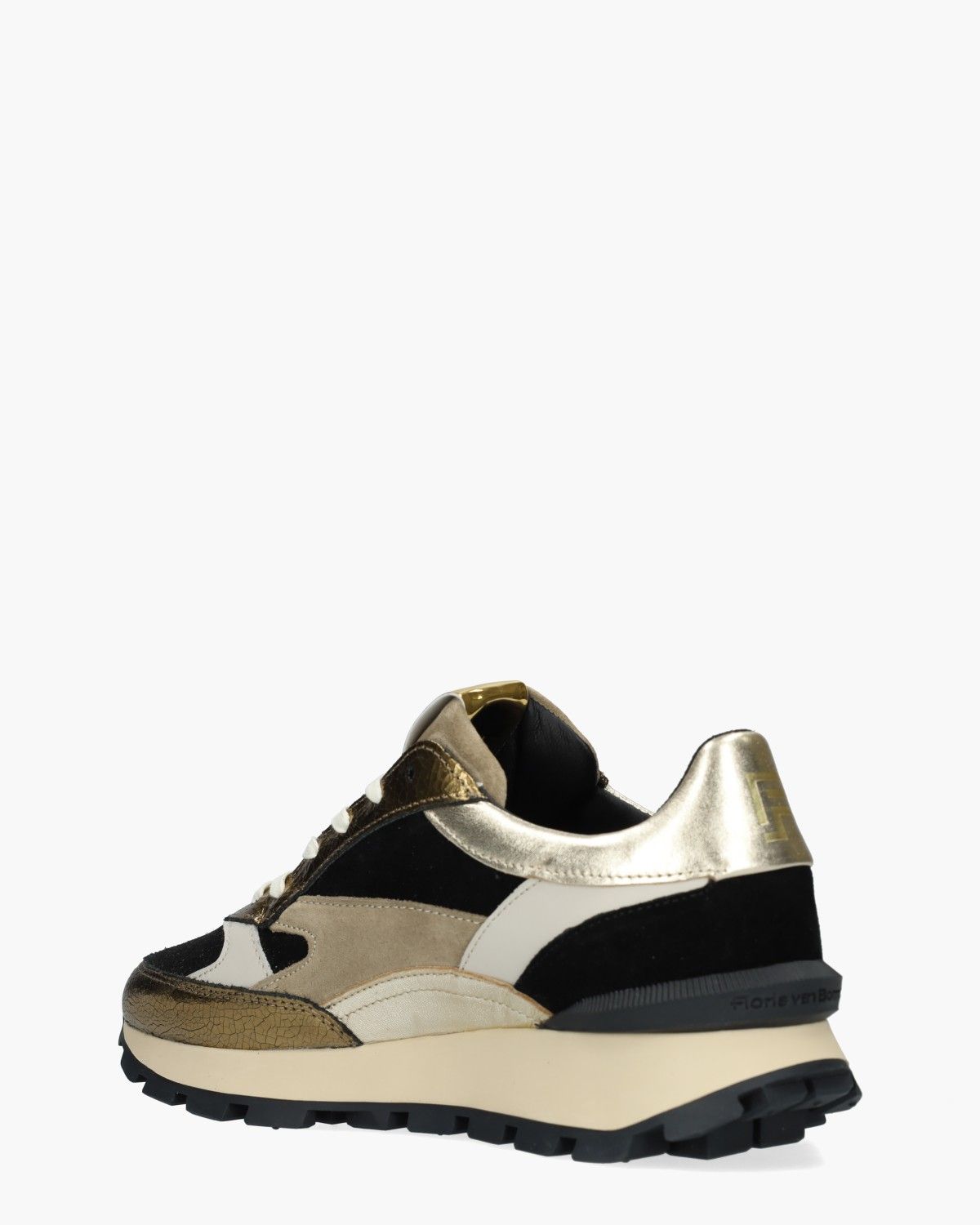 Blokki 04.00 Zwart/Multi Damessneakers