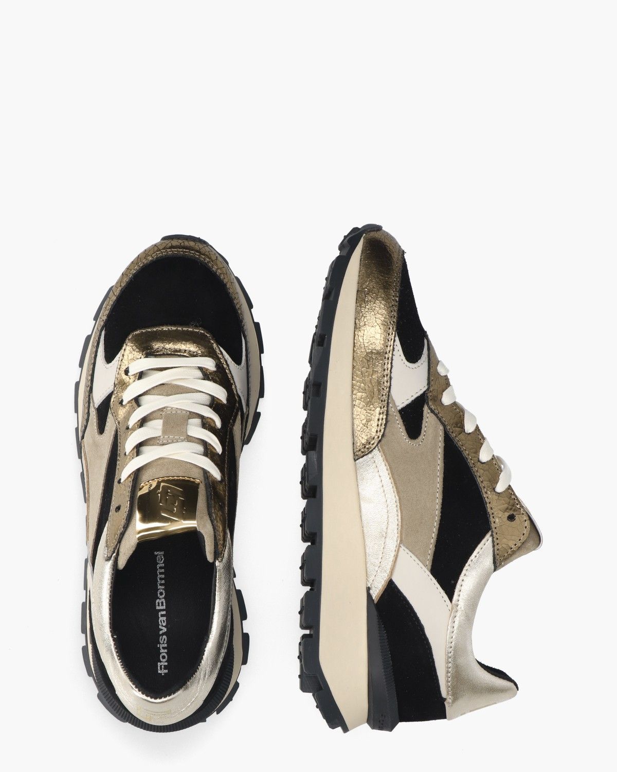 Blokki 04.00 Zwart/Multi Damessneakers
