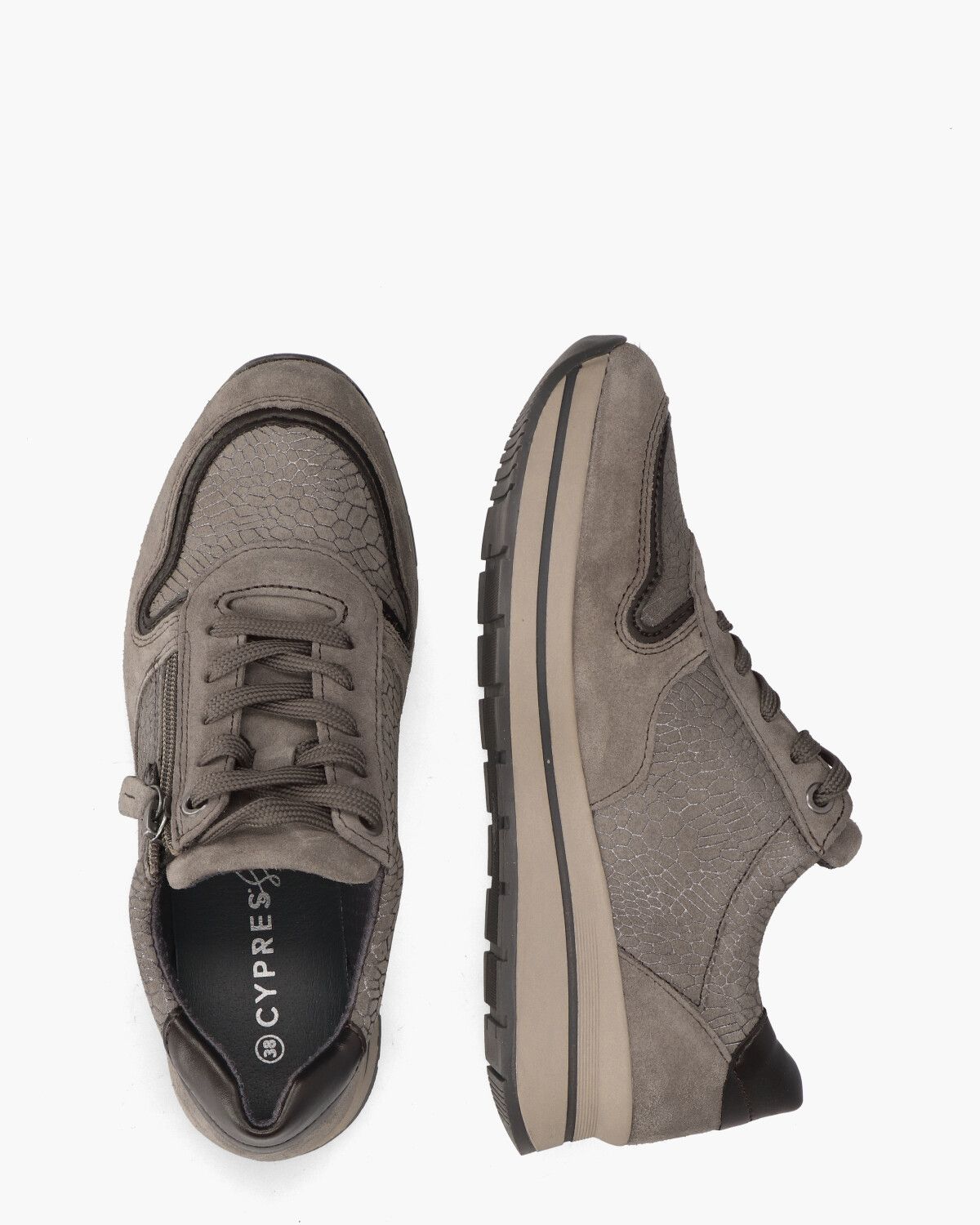 Vaya Taupe Damessneakers 
