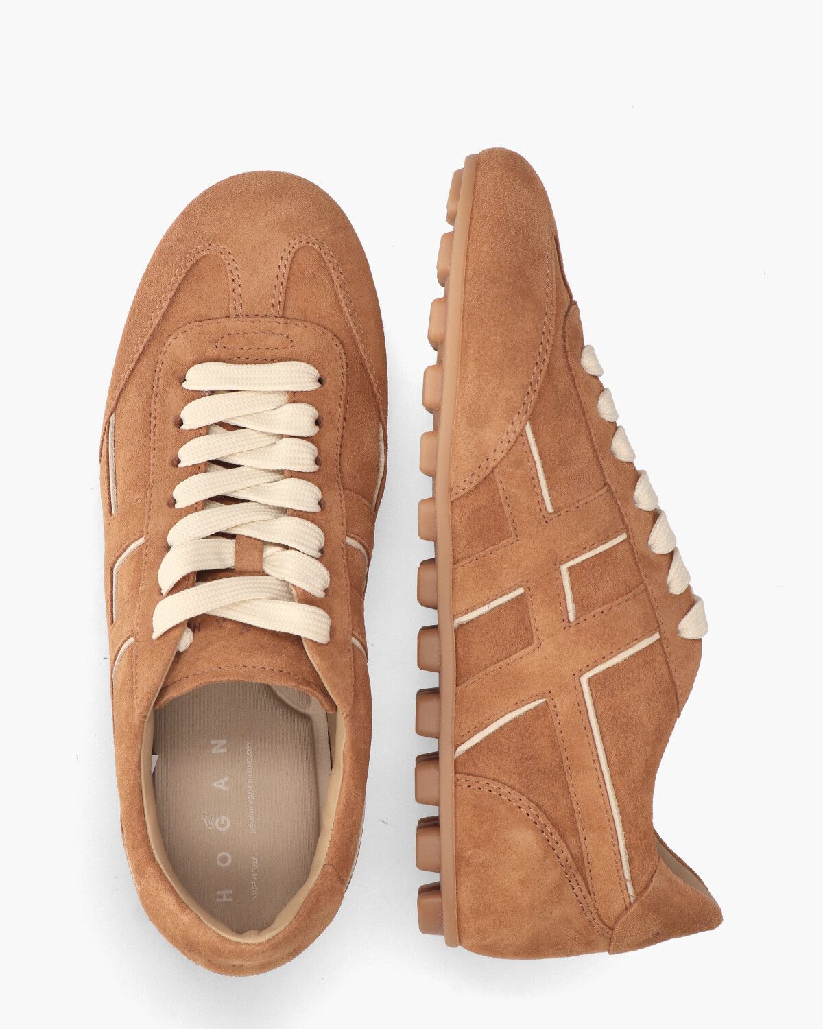 Olympia Cognac Damessneakers