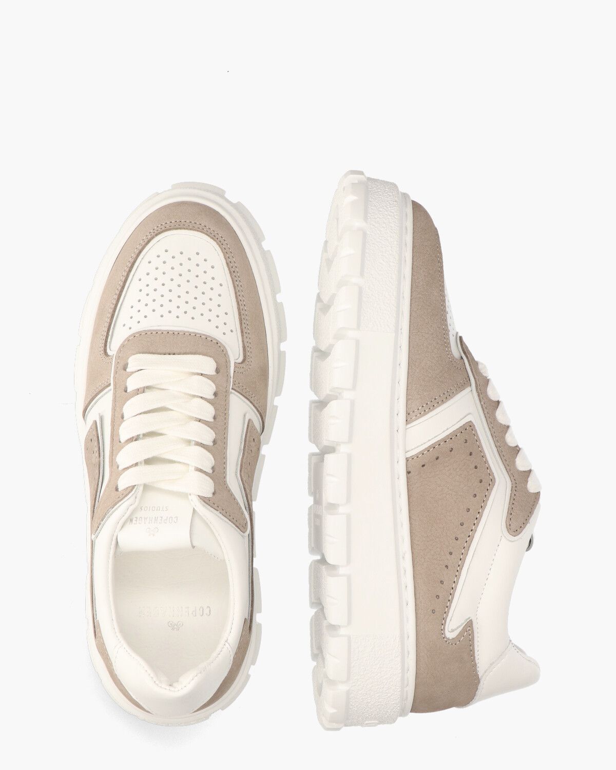 CPH332 Taupe/Wit Damessneakers