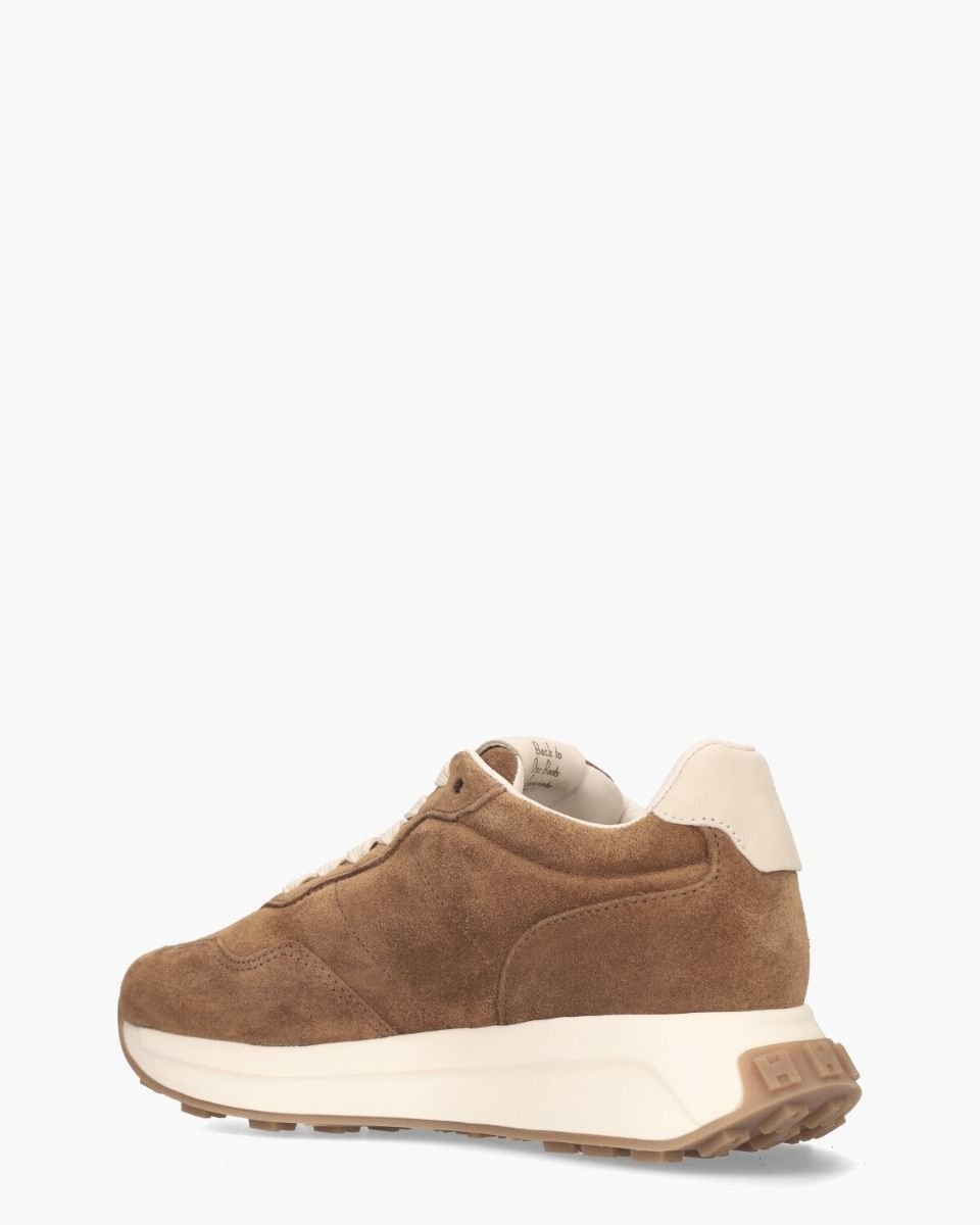H641 Cognac Damessneakers