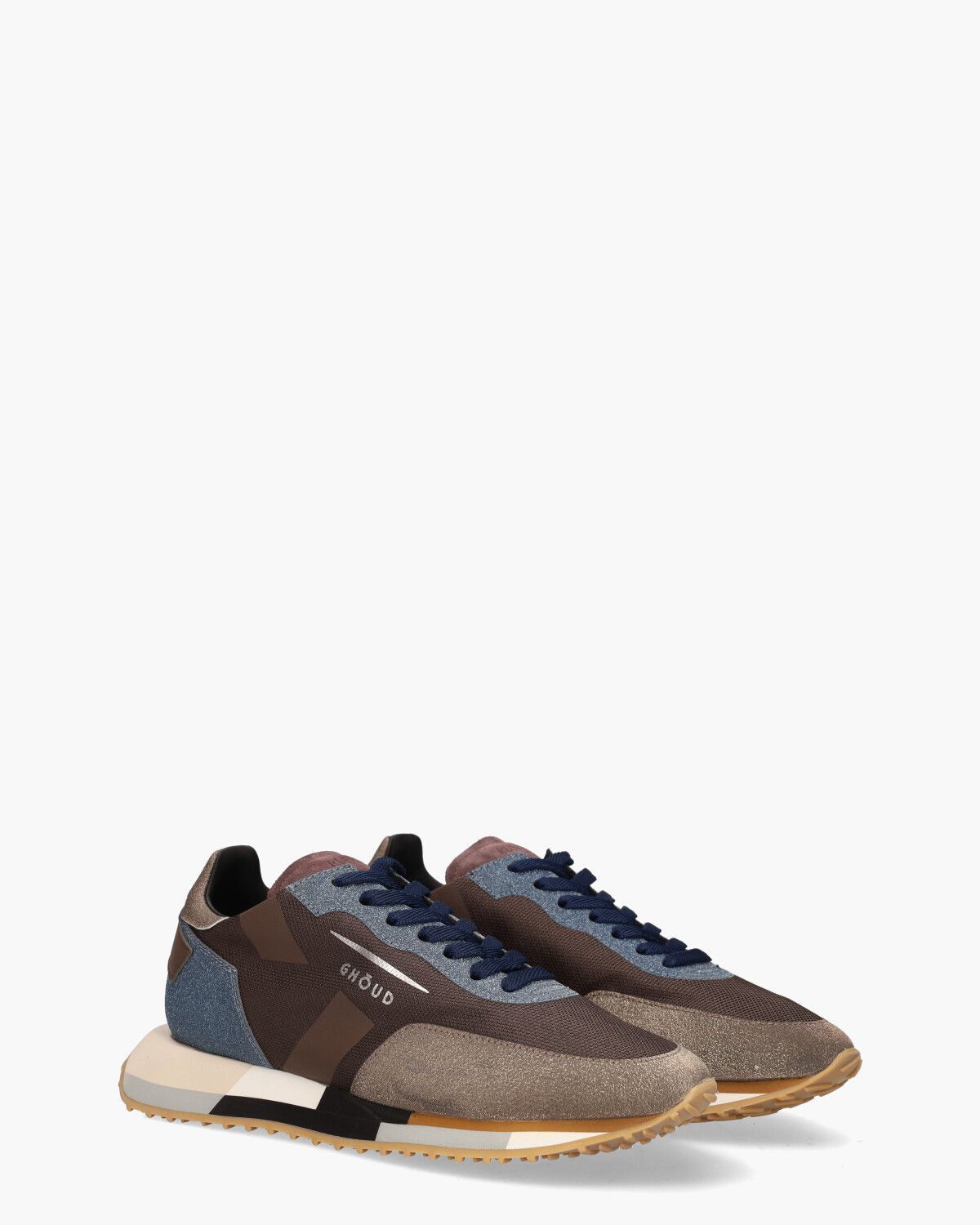 Rush Multi Starlight Bruin/Blauw Damessneakers