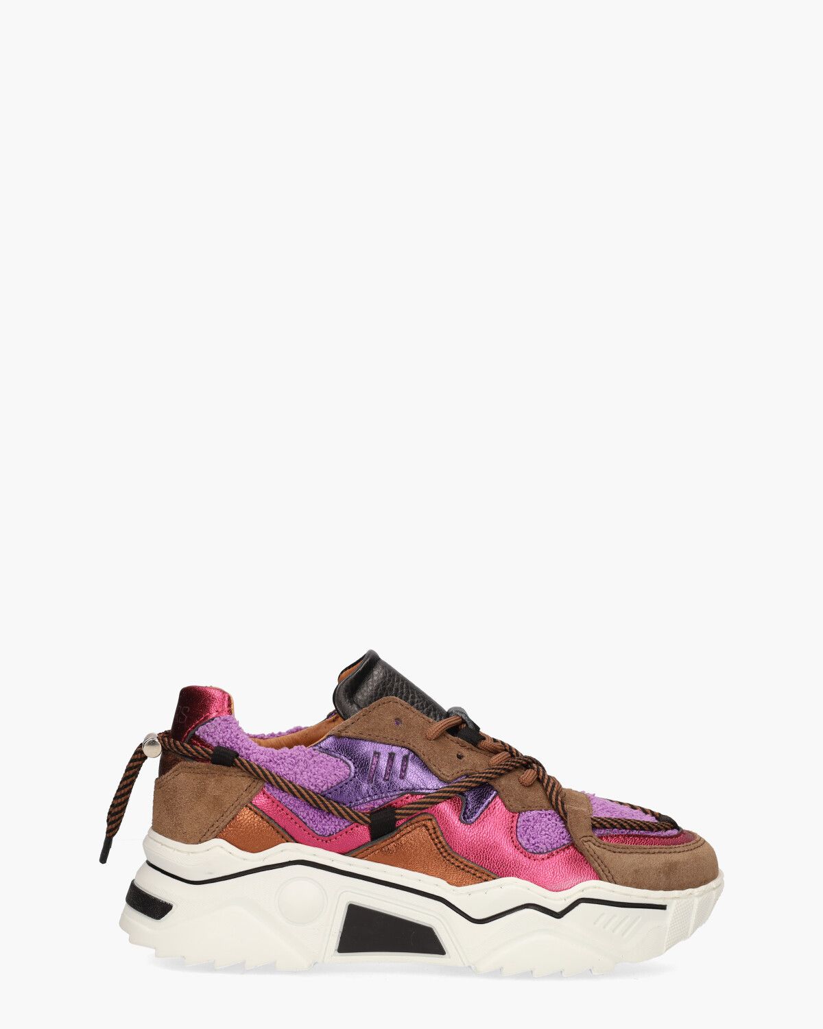 Jupiter Terry Bruin/Multicolor Damessneakers
