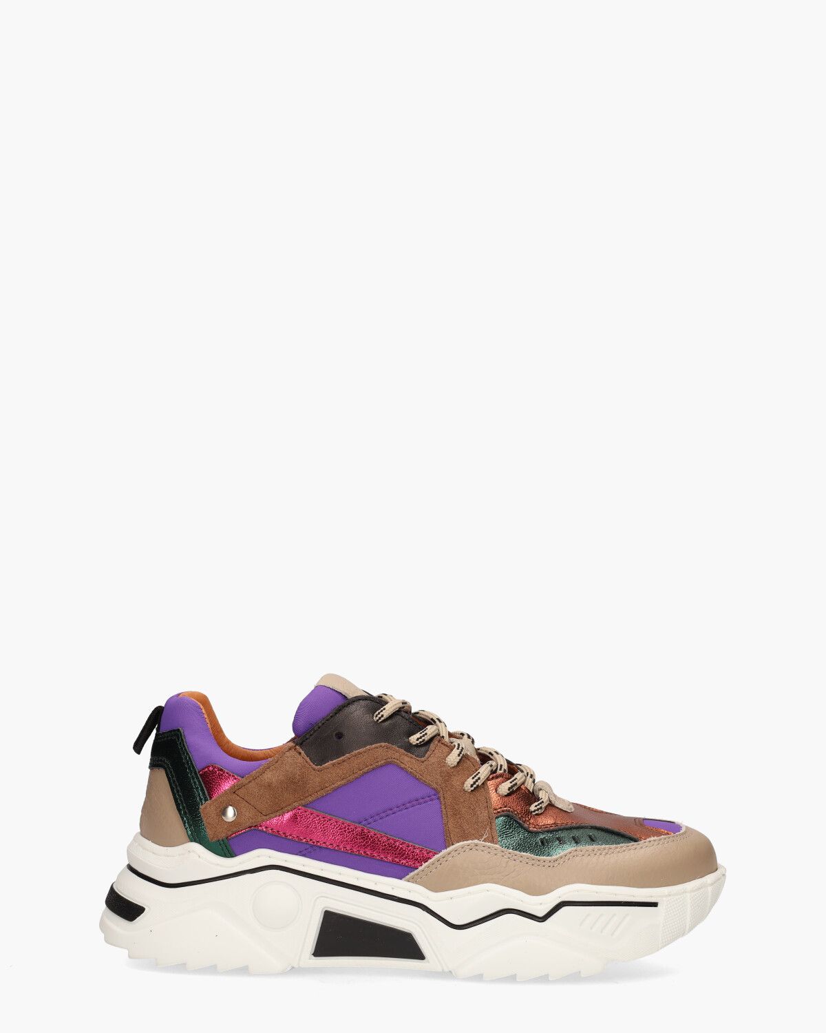 Pluto Scuba Paars/Multicolor Damessneakers
