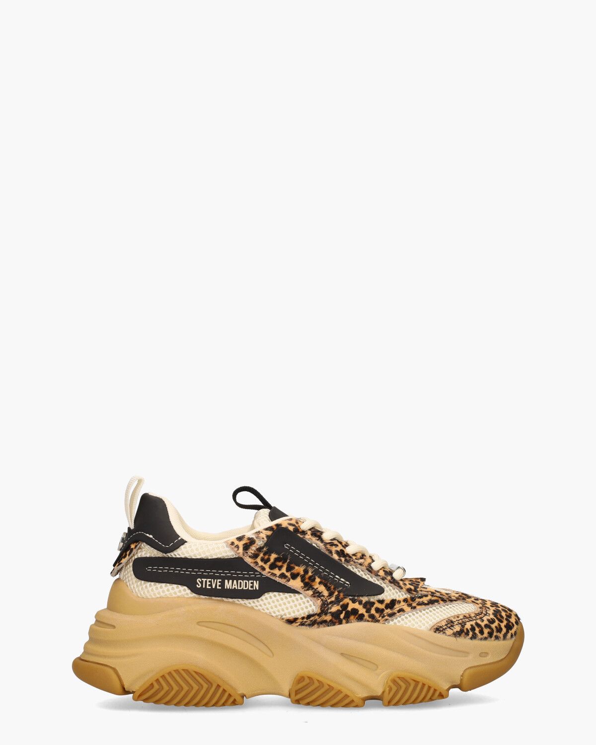 Possession-E Off-White/Bruin/Zwart Damessneakers