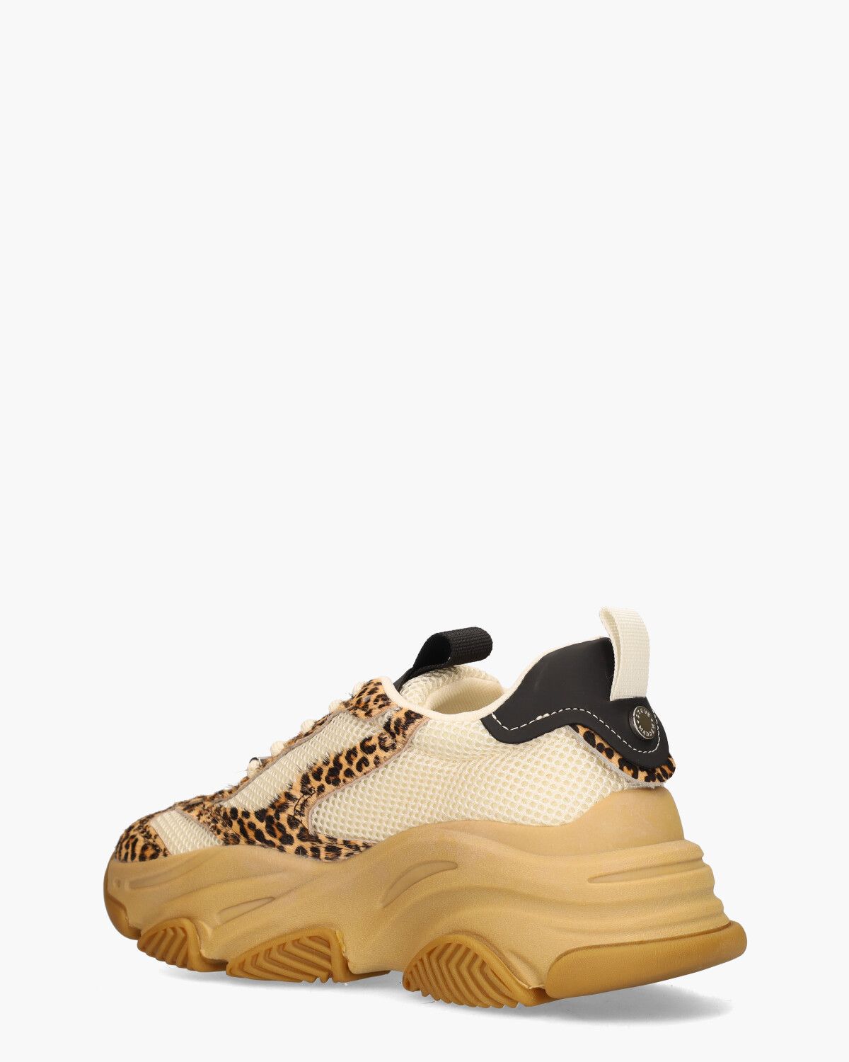 Possession-E Off-White/Bruin/Zwart Damessneakers