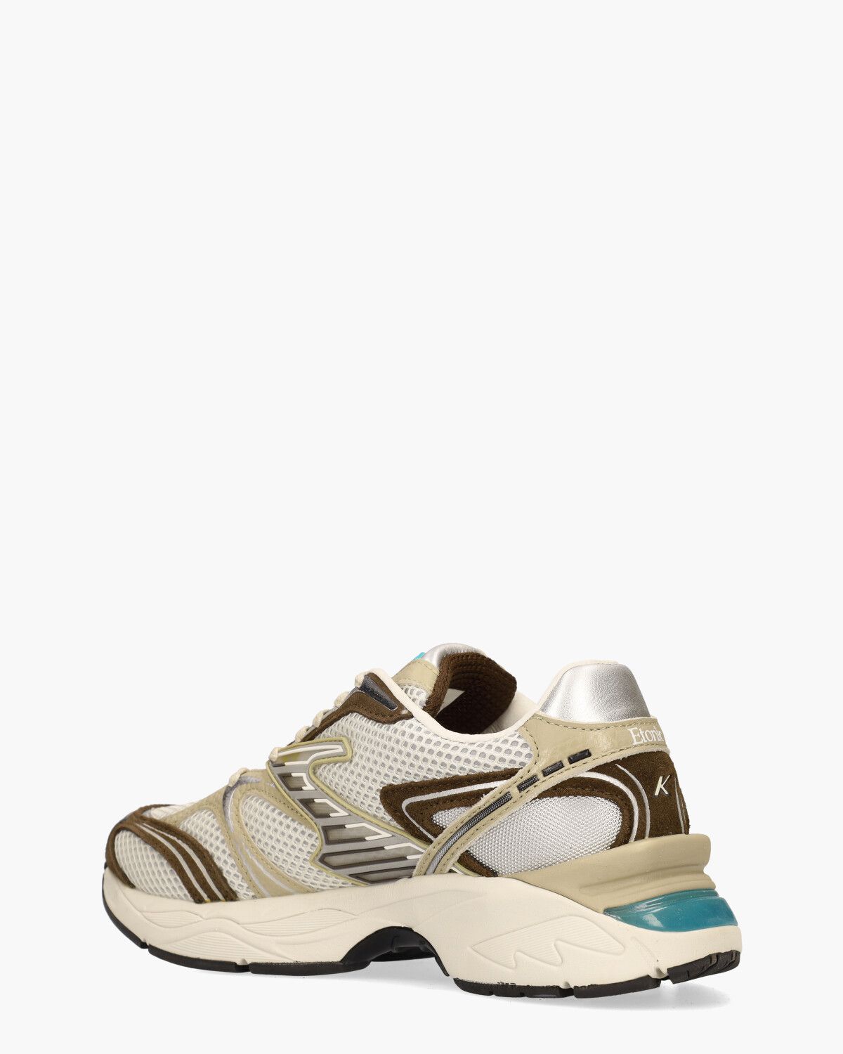 Kendari Jupiter Off-White/Bruin Damessneakers