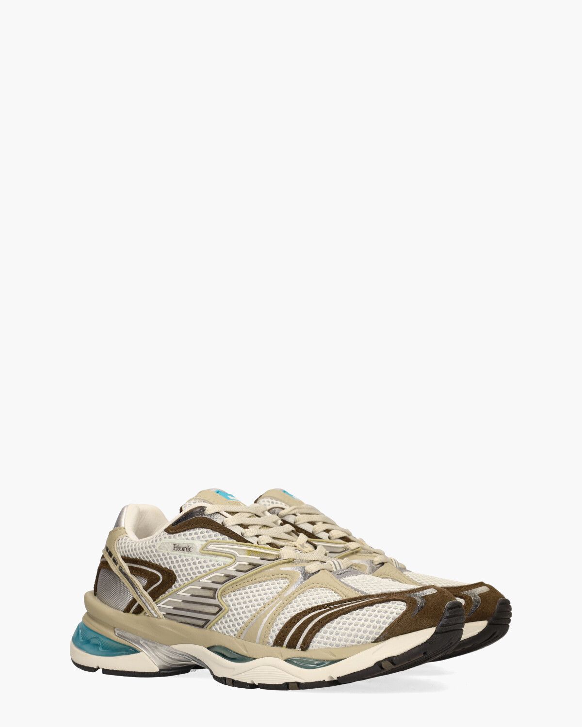 Kendari Jupiter Off-White/Bruin Damessneakers