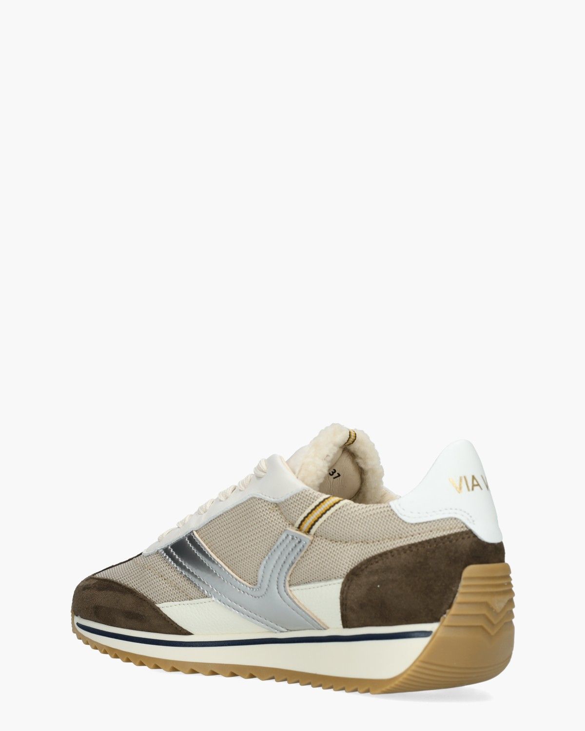 Mikki Natalia Bruin Damessneakers