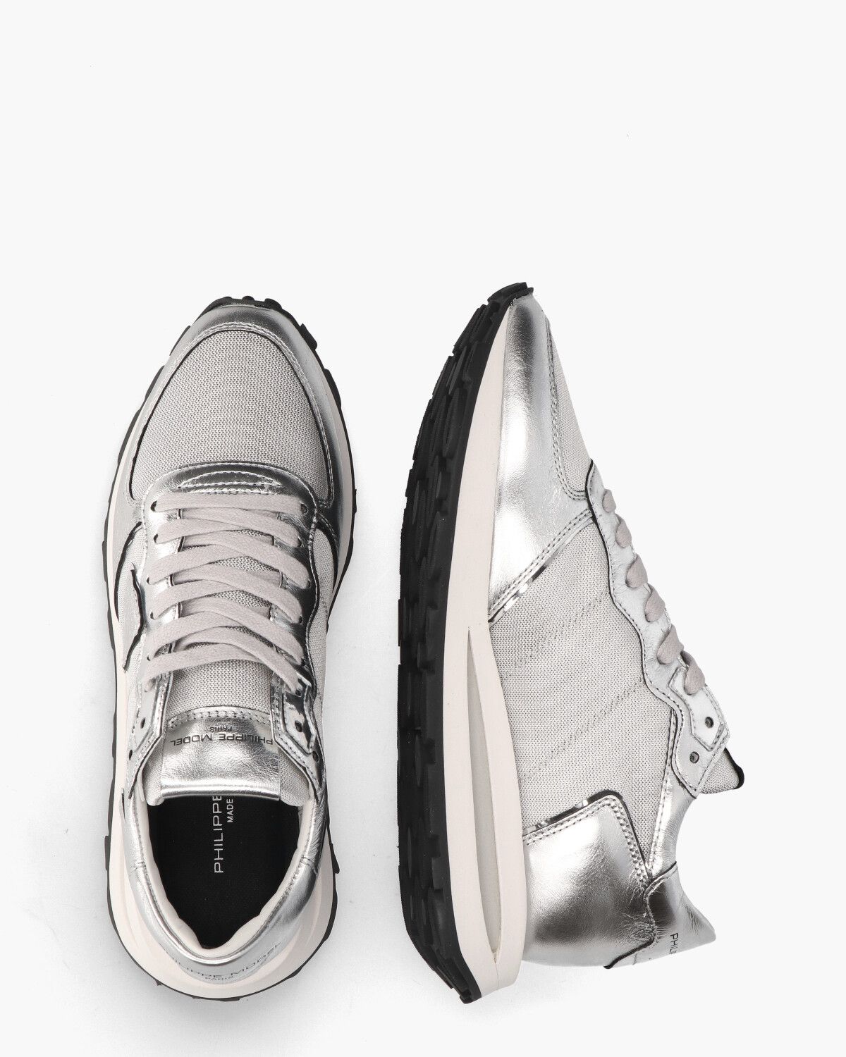 Tropez Haute Zilver Damessneakers