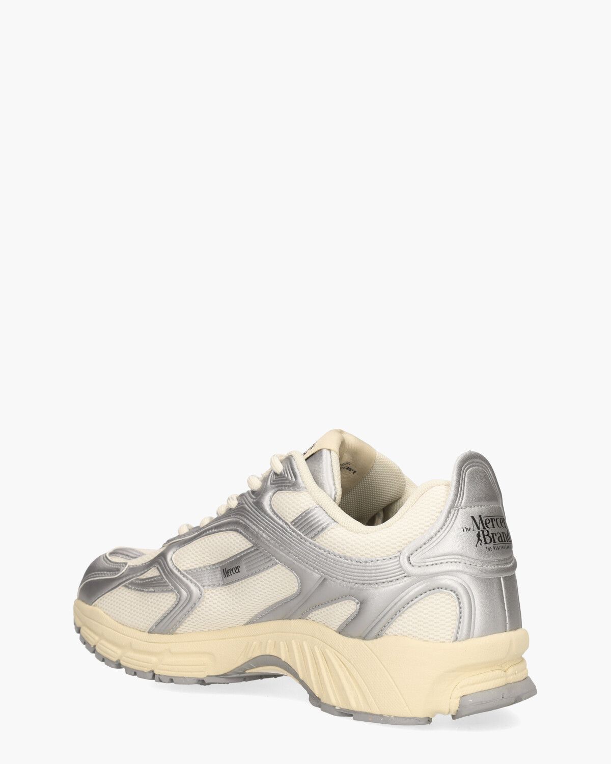 The Re-Run High Frequency Off-White/Zilver Damessneakers