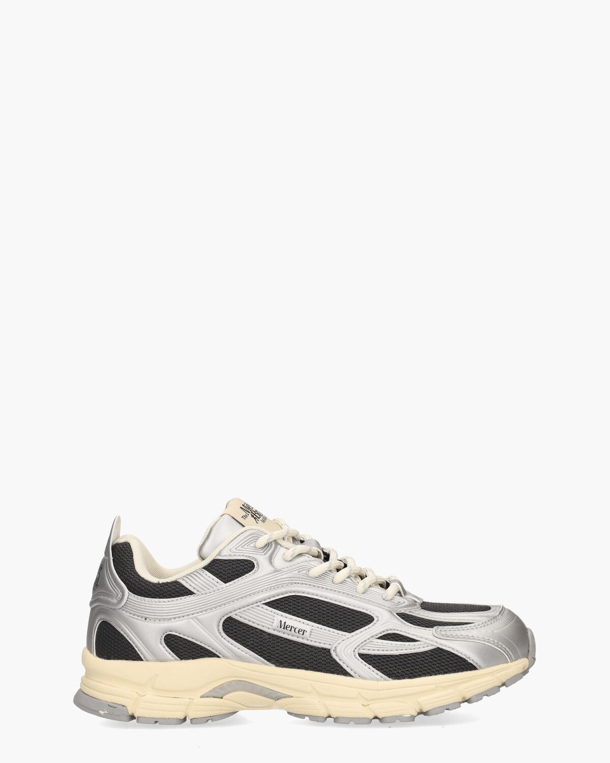 The Re-Run High Frequency Donkergrijs/Zilver Damessneakers