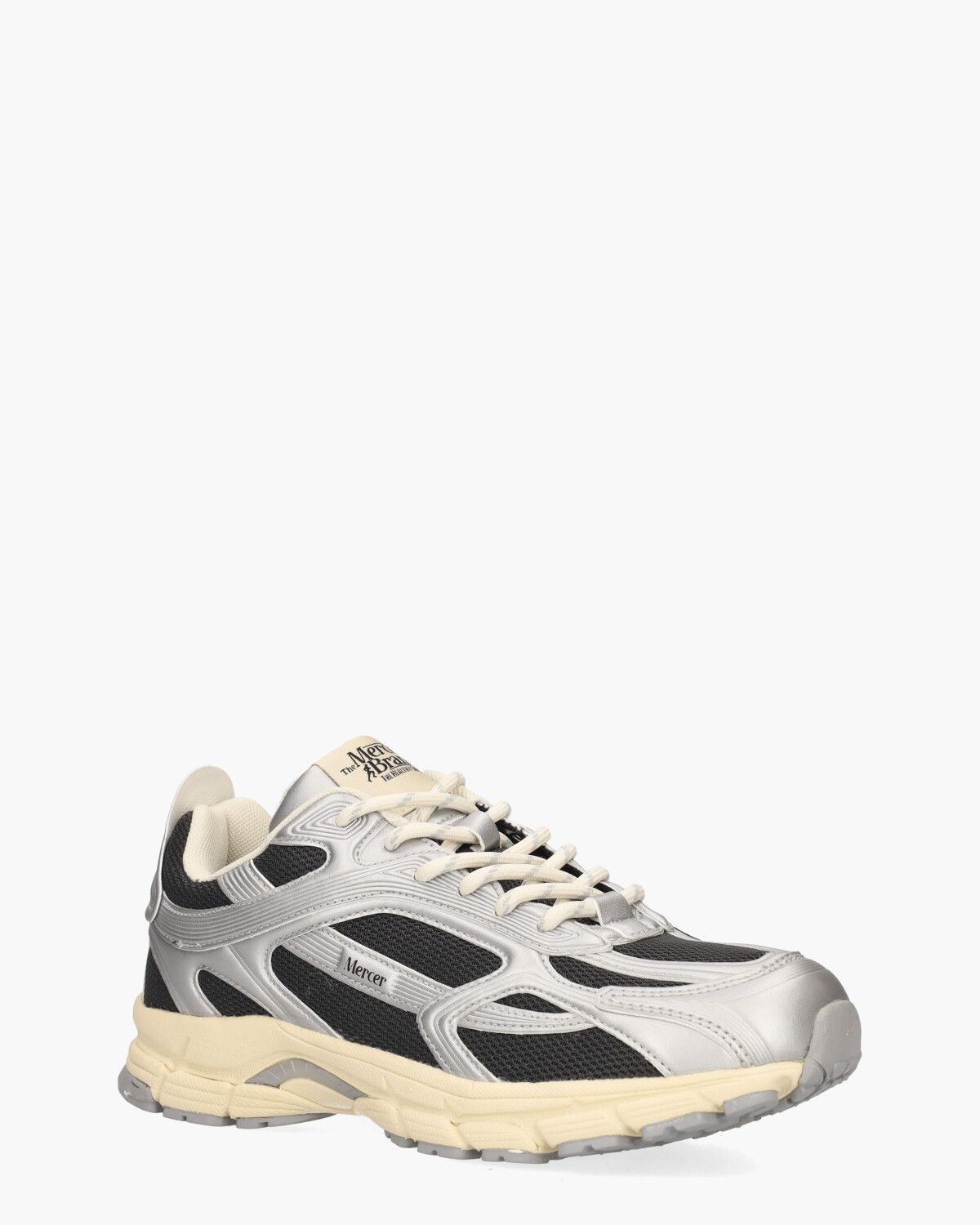 The Re-Run High Frequency Donkergrijs/Zilver Damessneakers