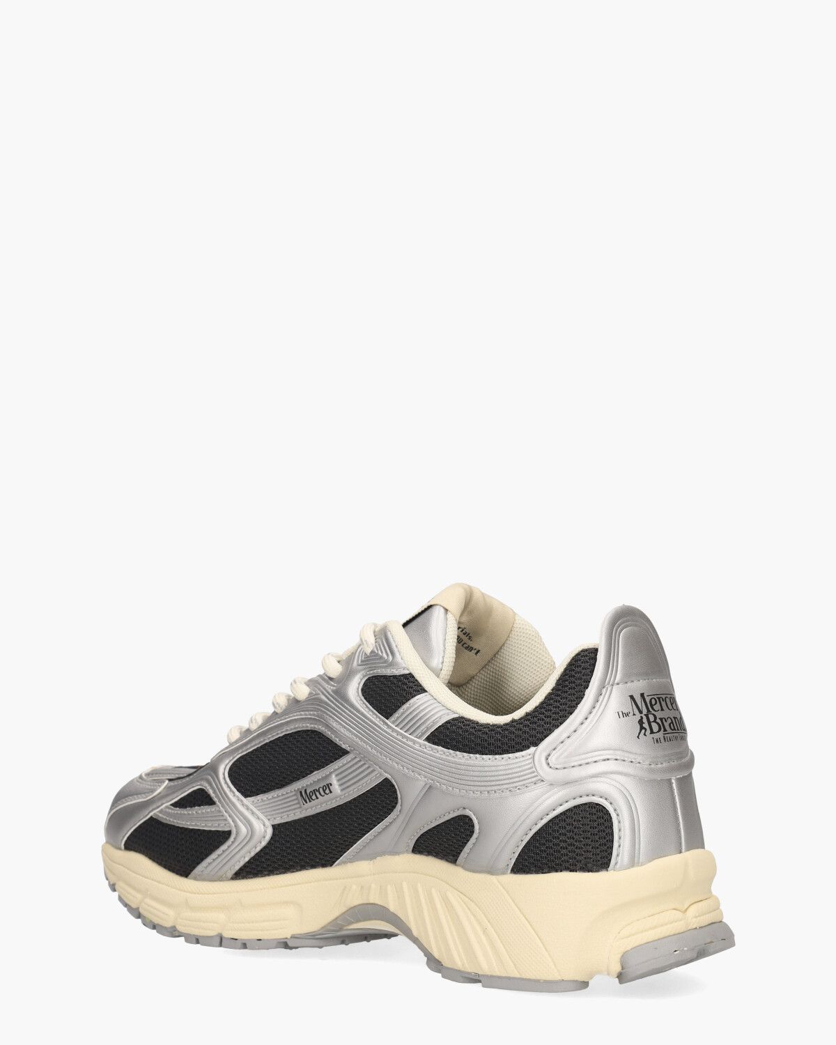 The Re-Run High Frequency Donkergrijs/Zilver Damessneakers
